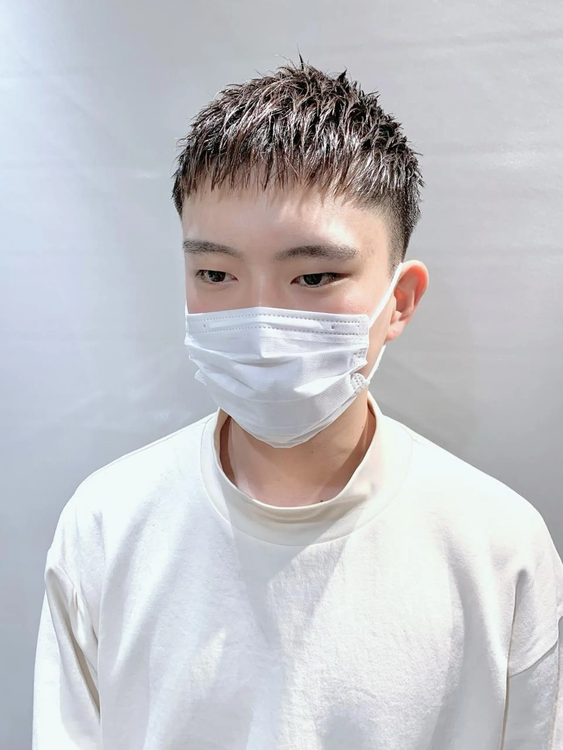 ショート カラー パーマ ヘアアレンジ メンズ 柔らか垢抜けｶﾗｰと ｶｯﾄ🫧ASUKAのヘアスタイル