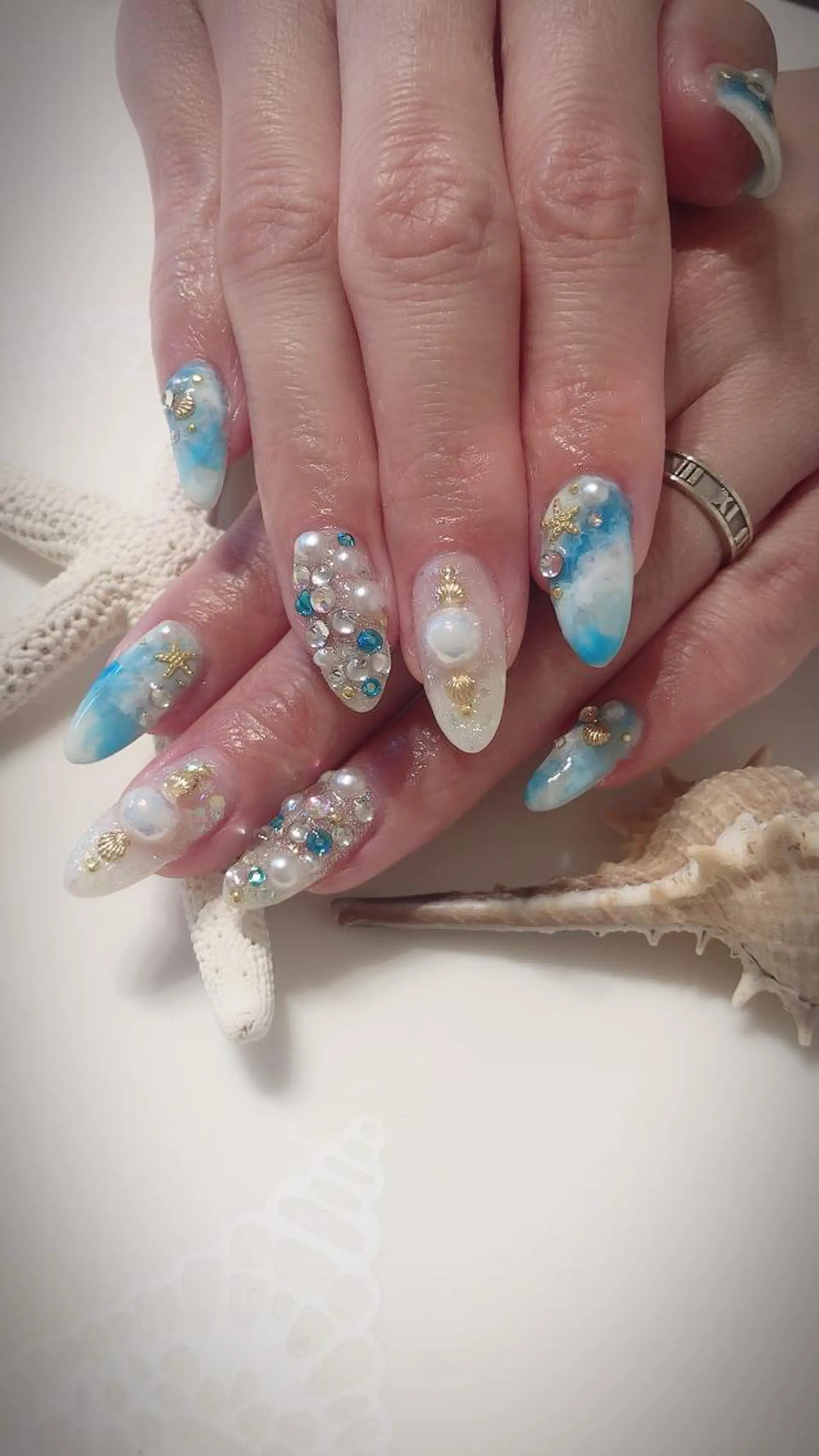 ネイル 夏ネイル ハンドネイル * haruのネイルデザイン