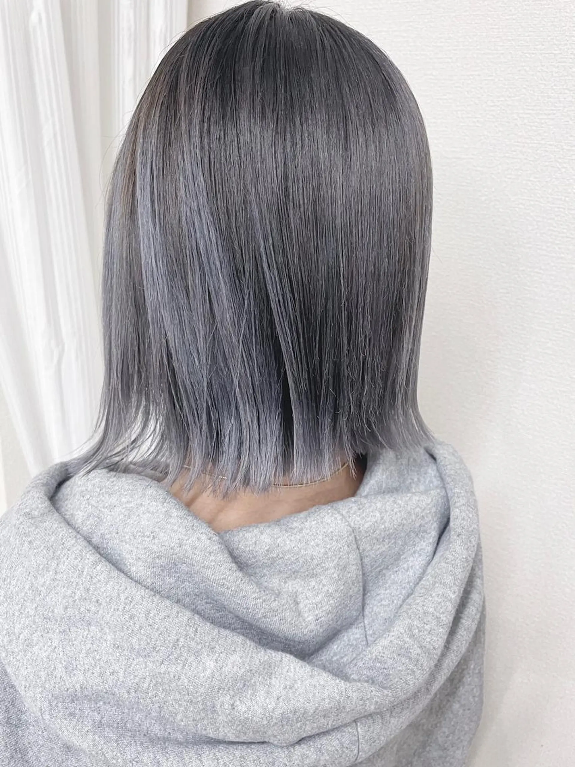 ミディアム カラー ケアブリーチ /髪質 改善/古橋圭史郎のヘアスタイル