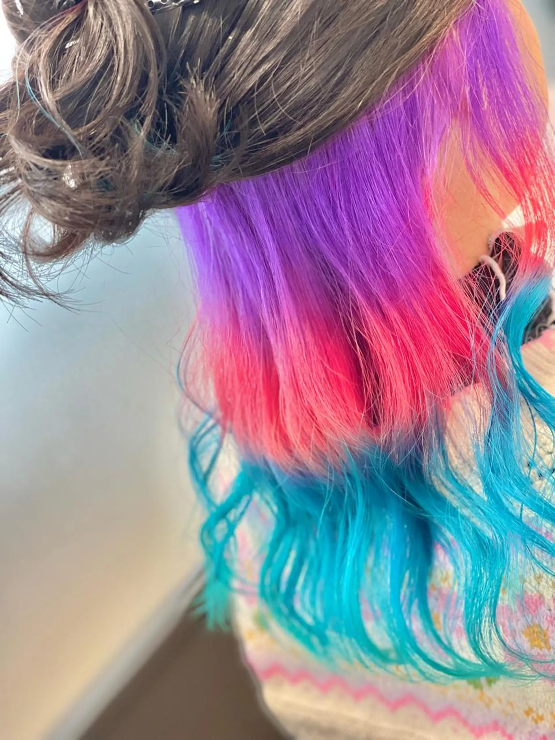 ミディアム カラー ヘアアレンジ ブリーチ ダブルカラー イヤリングカラー グラデーションカラー インナーカラー ヘアカラー トリートメント 髪質改善×ハイトーン 中田啄也のヘアスタイル