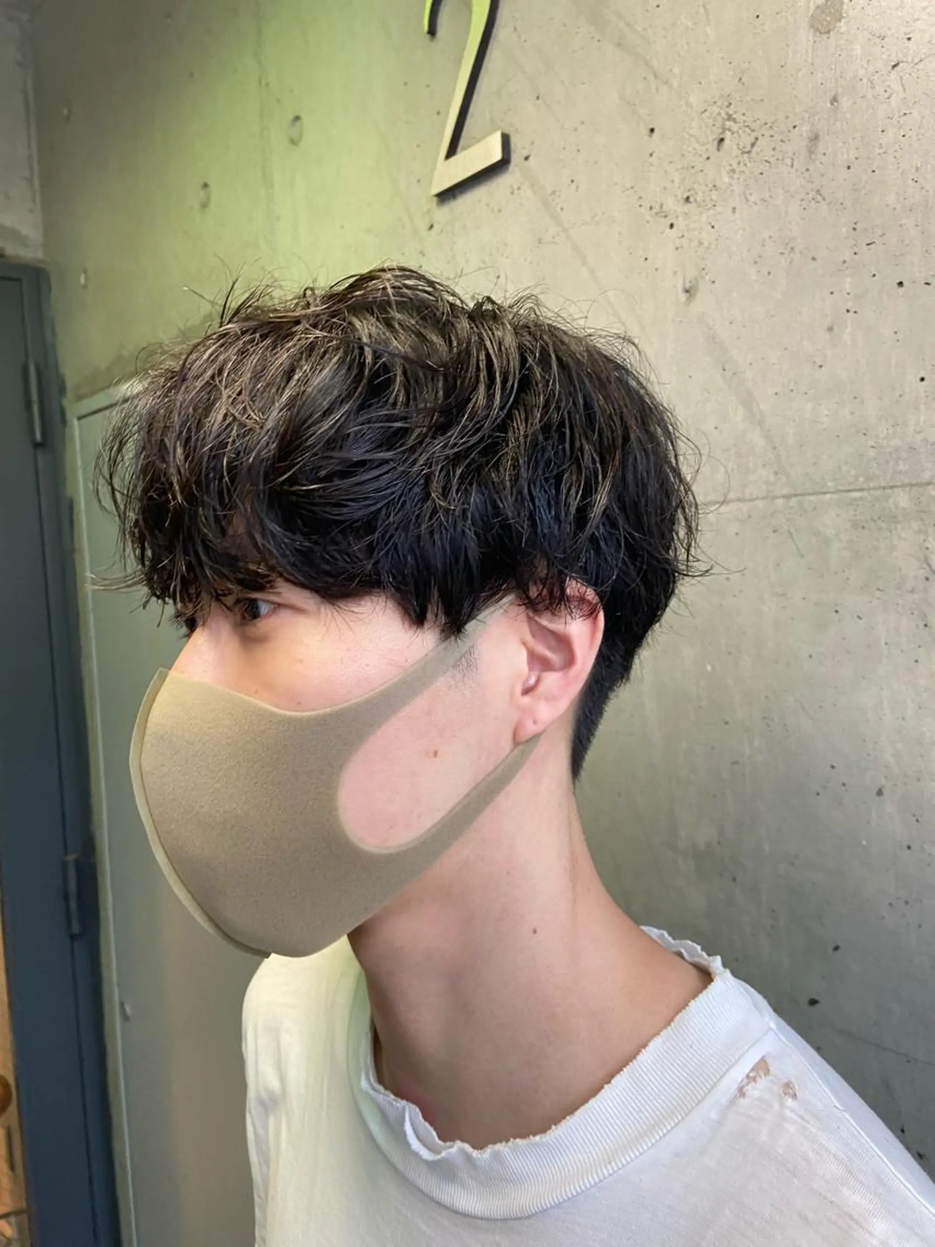 ショート パーマ メンズ Mirai 🧸のヘアスタイル