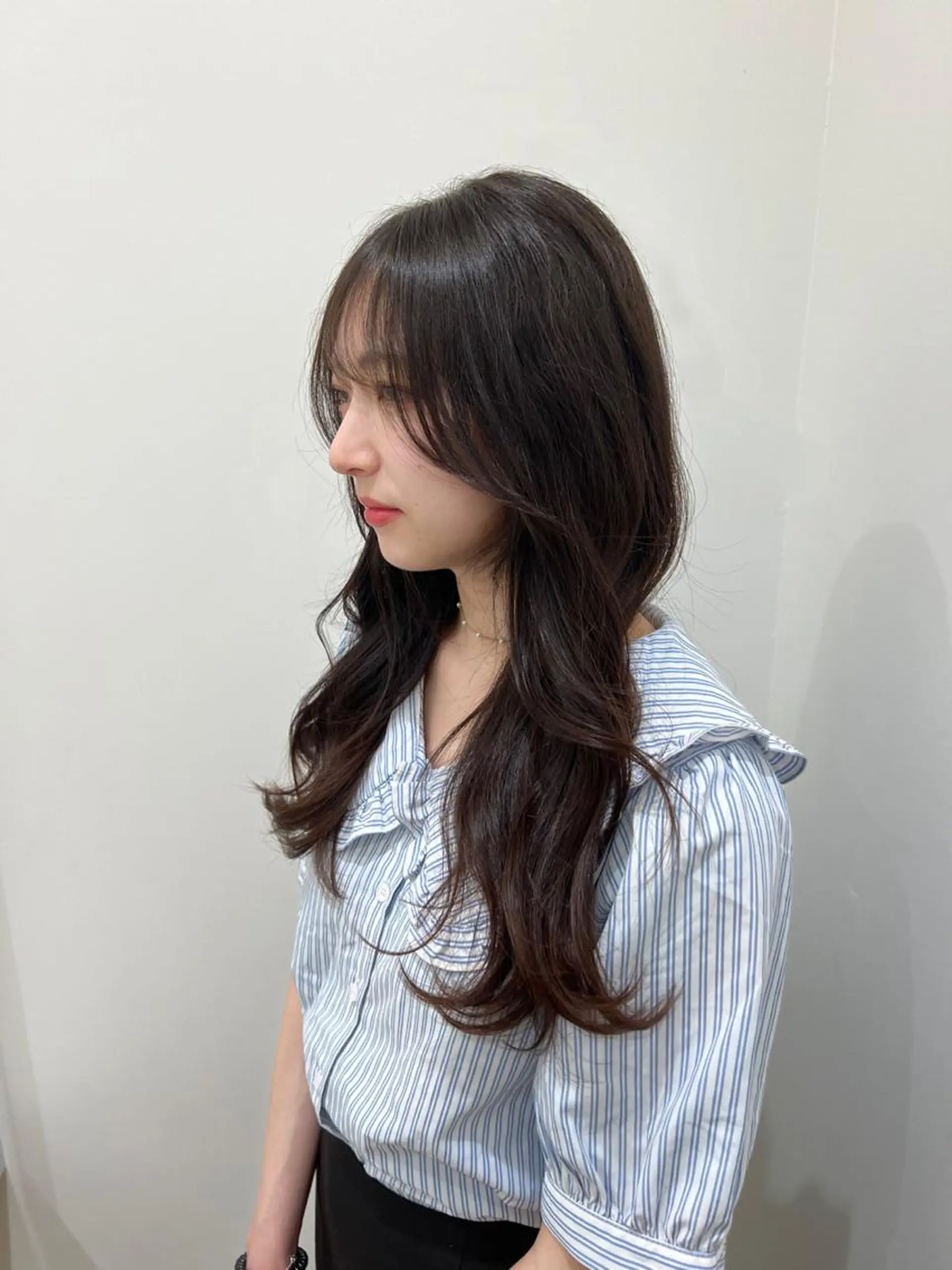 ロング カラー 艶カラー/髪質改善 顔まわり/内藤 輝のヘアスタイル