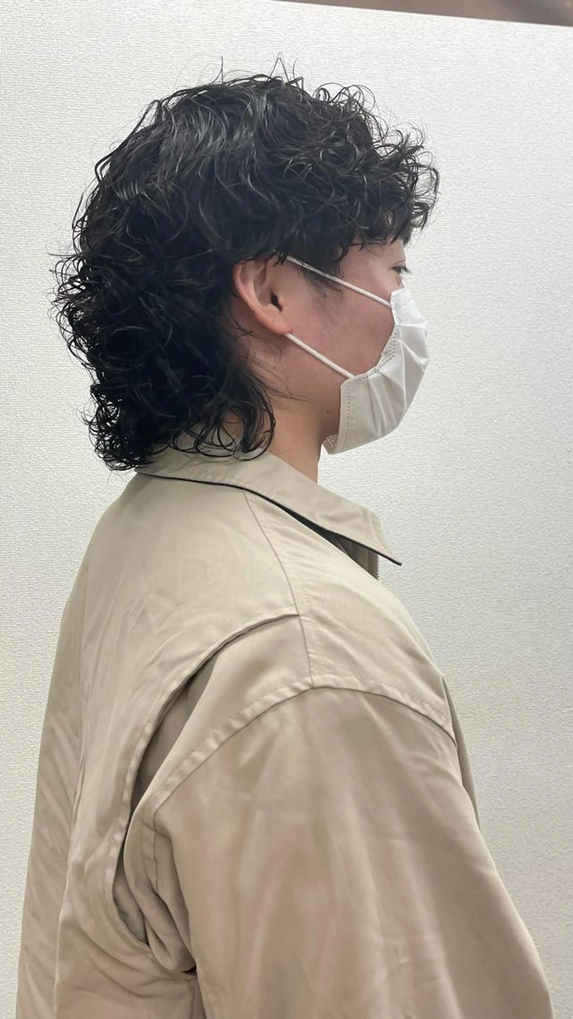 パーマ メンズ もりたみかこ 美容師お休み中のヘアスタイル