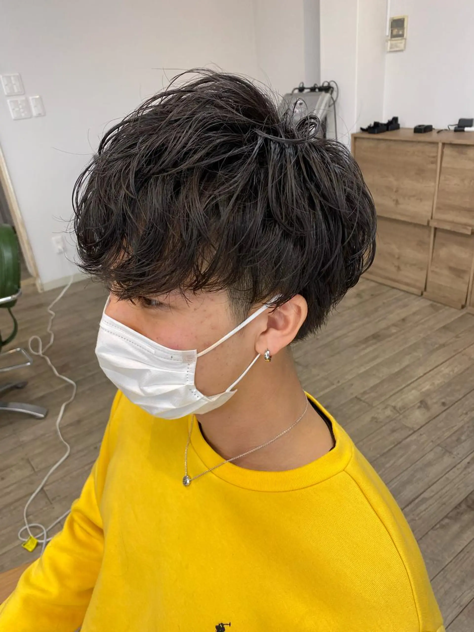 ショート メンズ メンズパーマ カット ku-to 北浦和店所属・✨ミニボブ特化✨ ✂︎Raimu✂︎のヘアスタイル