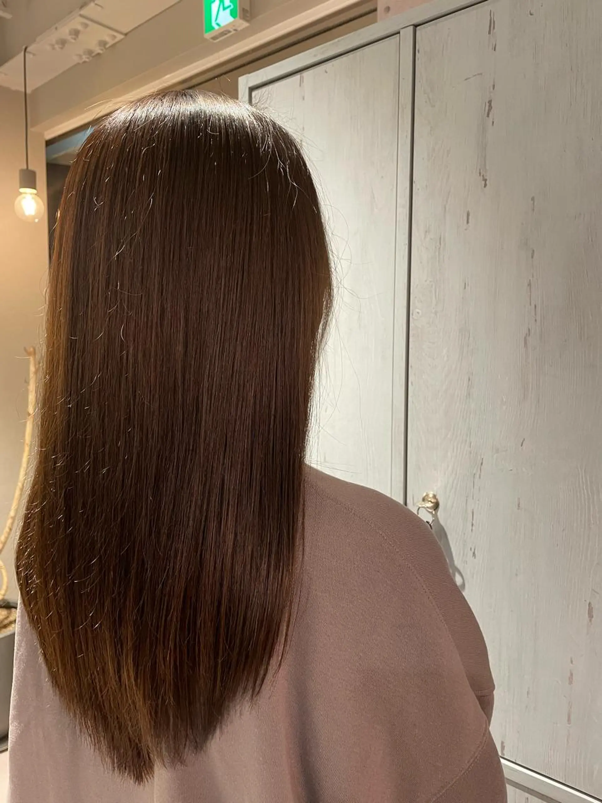 ロング ボブ エギョモリ 外国人風カラー ハイライト 髪質改善 カット ヘアカラー トリートメント 韓国風/オシャレ /縮毛矯正/滝口琴未のヘアスタイル