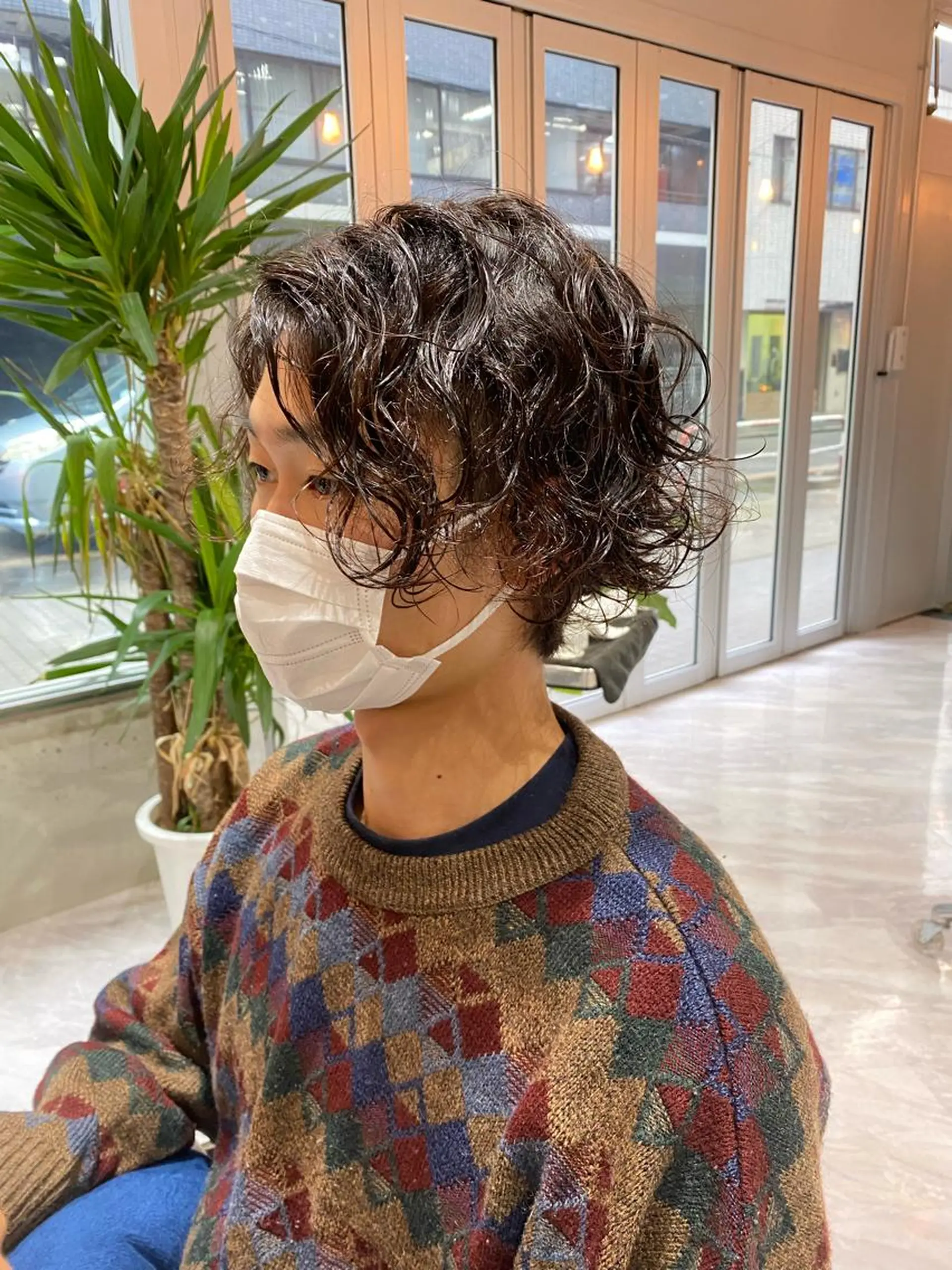 ミディアム パーマ メンズ ミディアムパーマ メンズパーマ Riganuts王子 Hayato✂︎のヘアスタイル