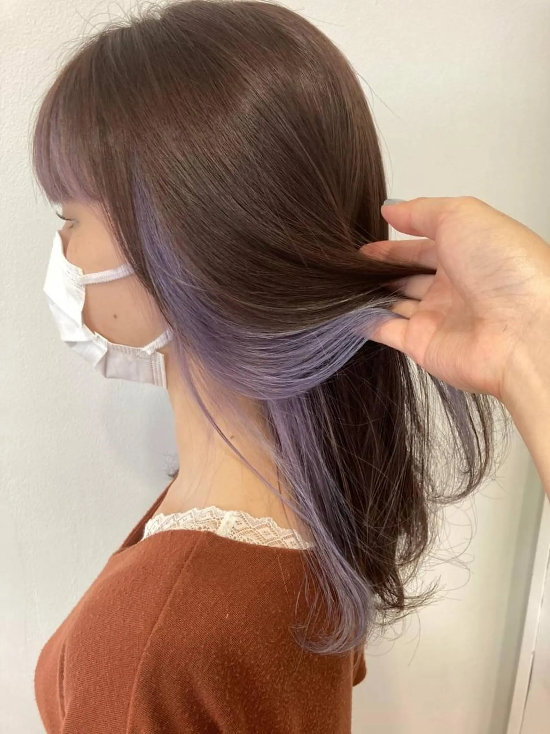 ミディアム カット ヘアカラー トリートメント ❄️透明感カラー❄️ メンズ✂️TOWAのヘアスタイル