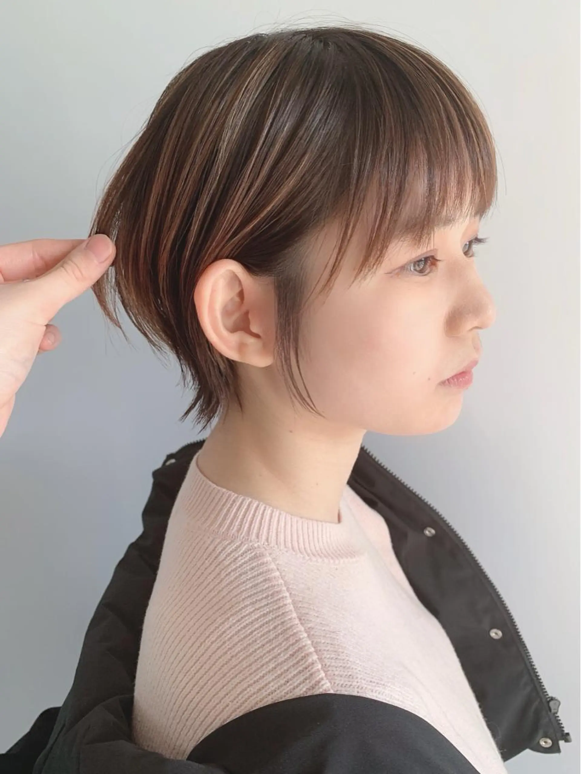 ショート カット ヘアカラー 🎉骨格矯正カット ばば　としまさのヘアスタイル