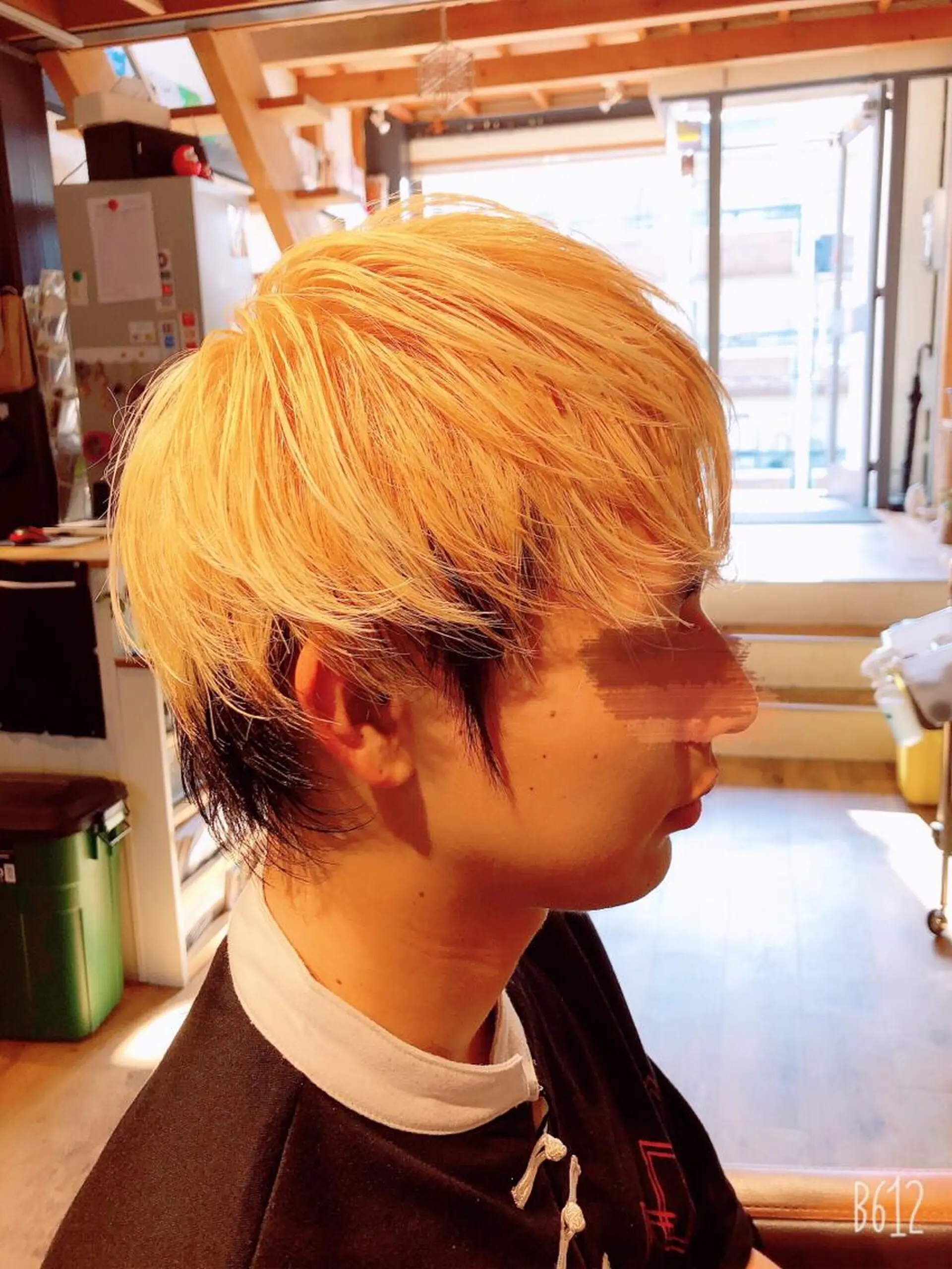 ショート メンズ メンズブリーチ メンズウルフカット ウルフカット 公庄　グジョウ 　隆　　タカシのヘアスタイル