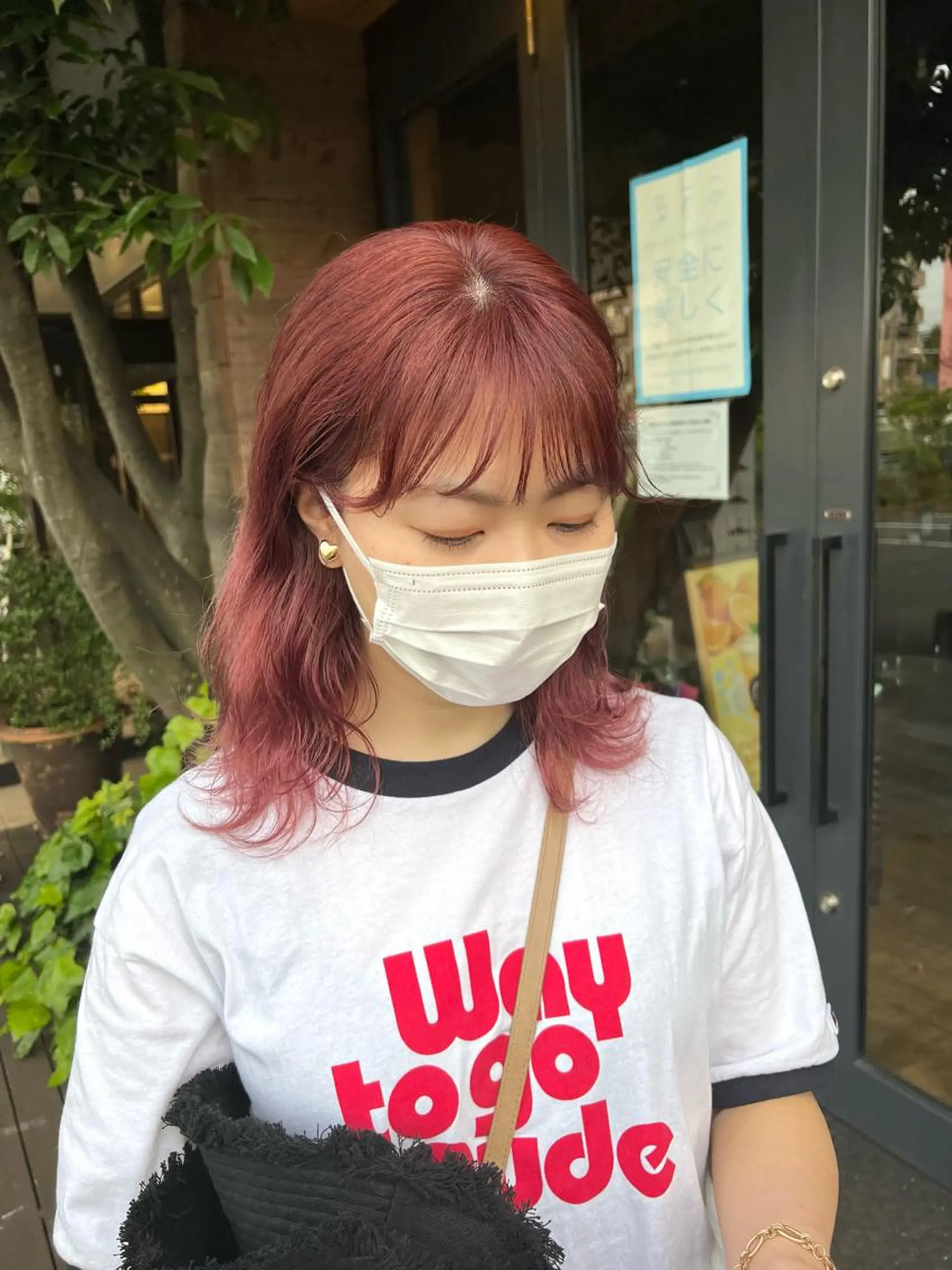 ミディアム カラー 🔷メンズフェザー スタイル🔹竹内凌のヘアスタイル