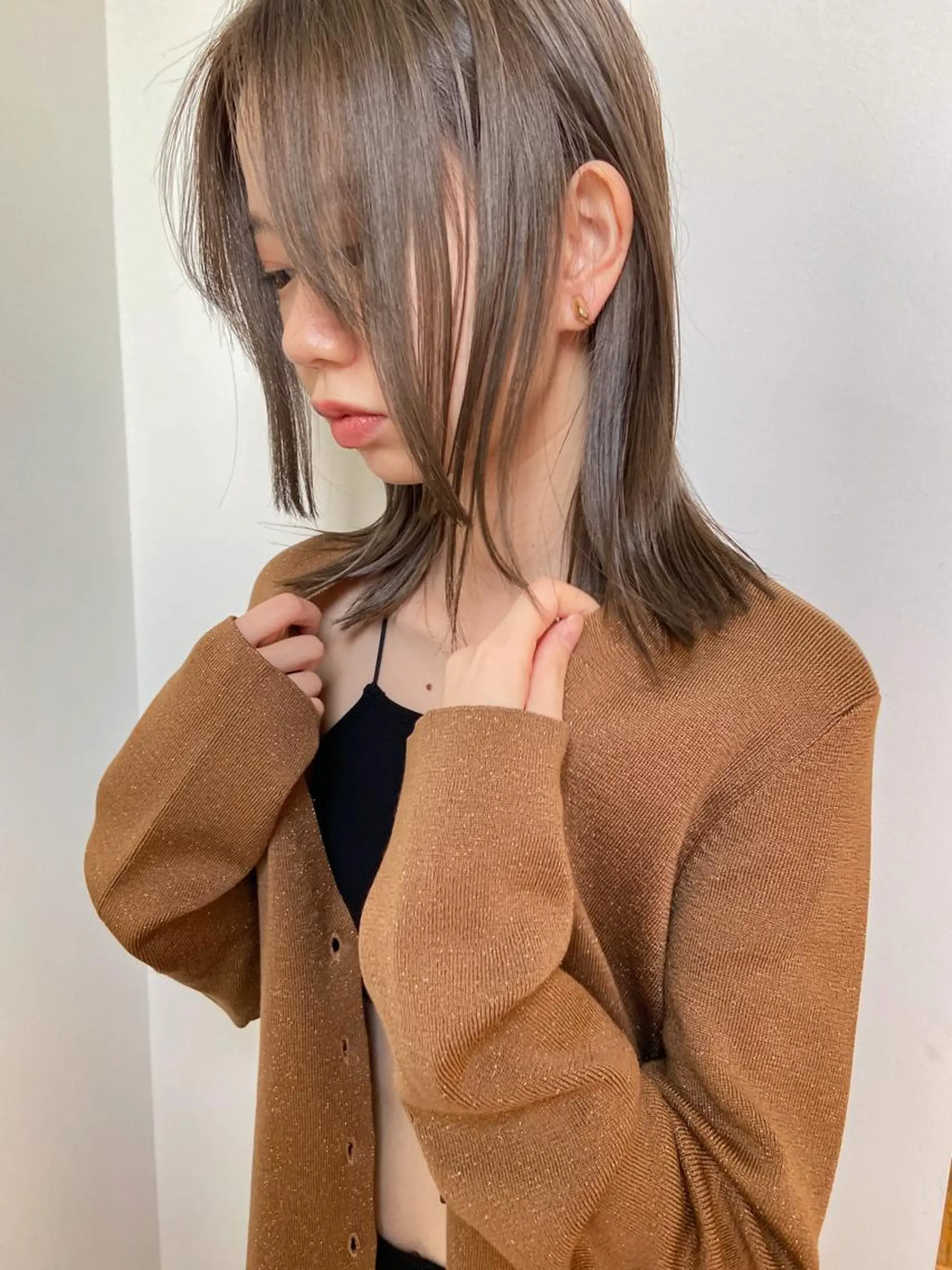 セミロング カット ヘアカラー トリートメント 岡本康平/ボブ /ブリーチ/レイヤーのヘアスタイル