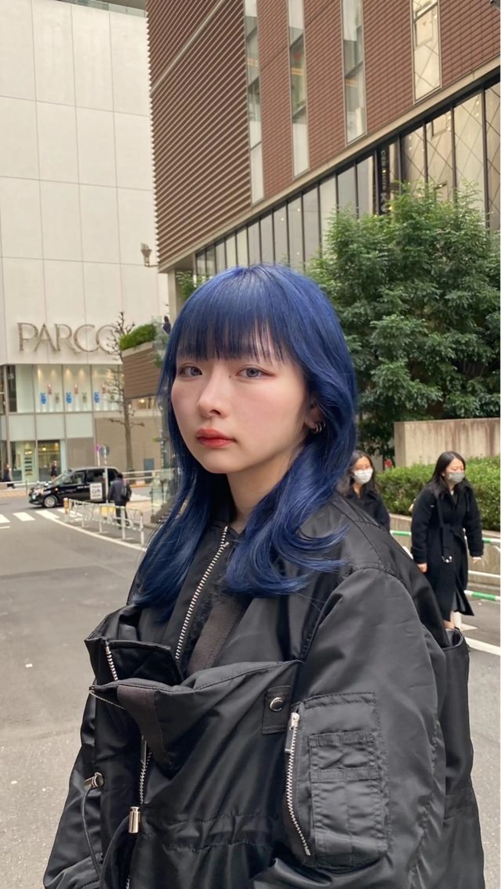 ミディアム カラー 韓国ヘア/ハイトーン RYUSEIのヘアスタイル