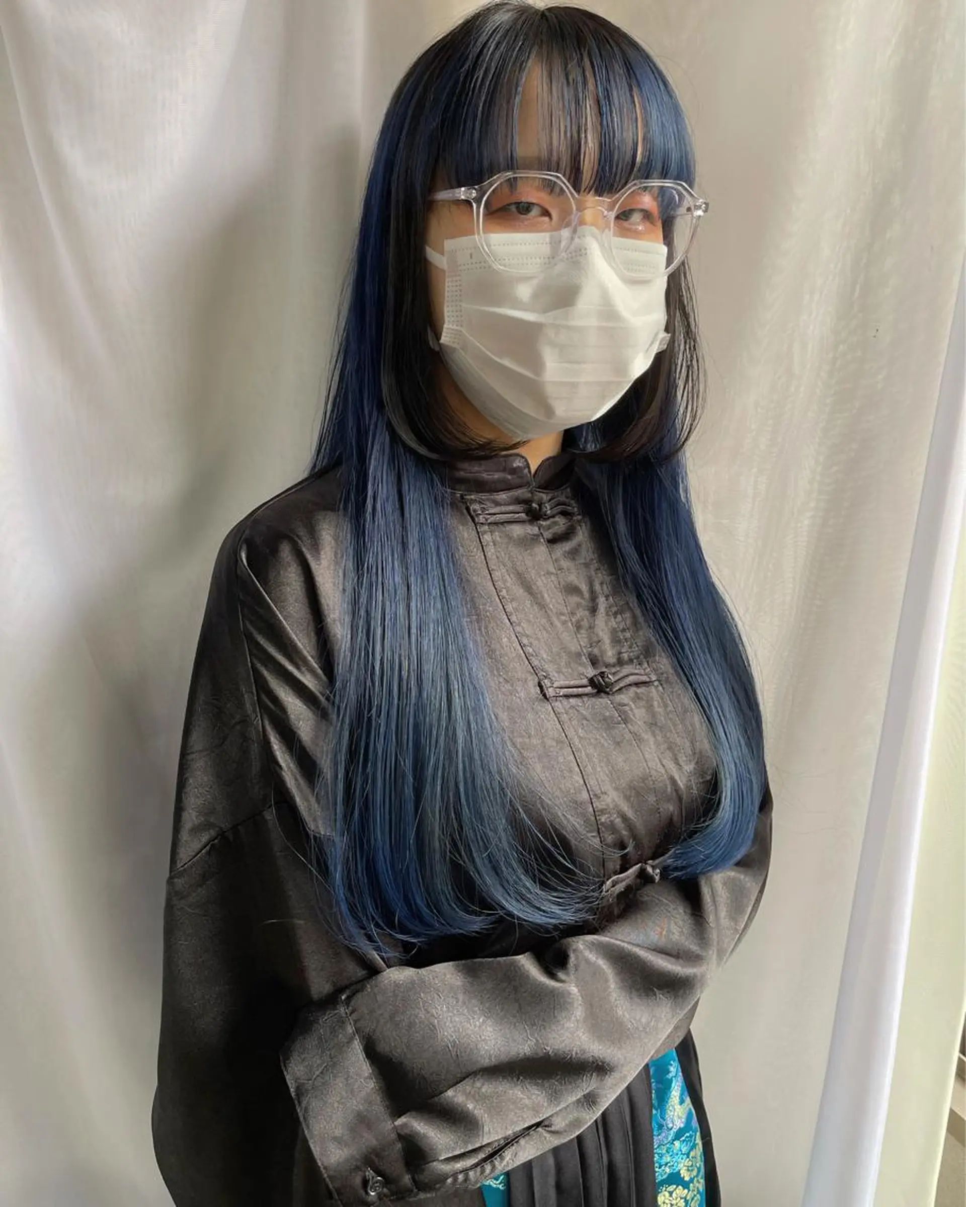 ロング ヘアカラー 早瀬裕之 パーマのヘアスタイル