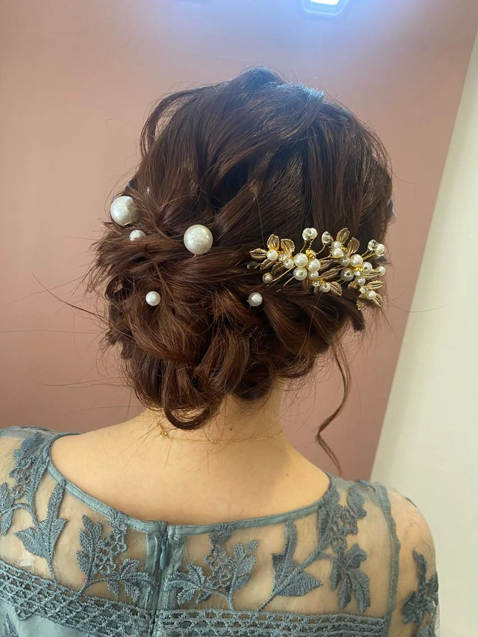 ロング ヘアアレンジ ヘアセット pep natsumiのヘアスタイル