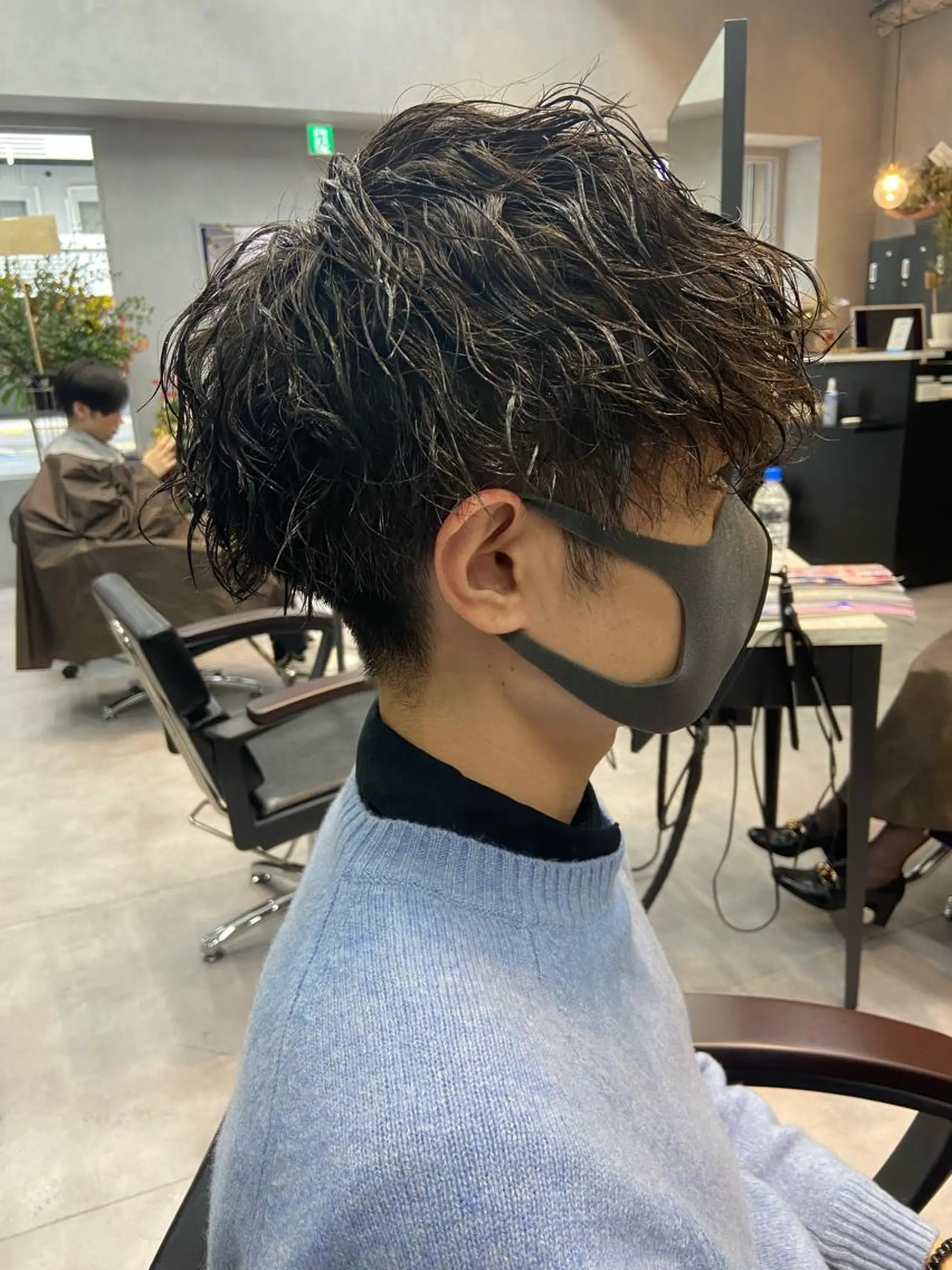 ミディアム パーマ レイヤー💧艶髪 💧Syotaのヘアスタイル