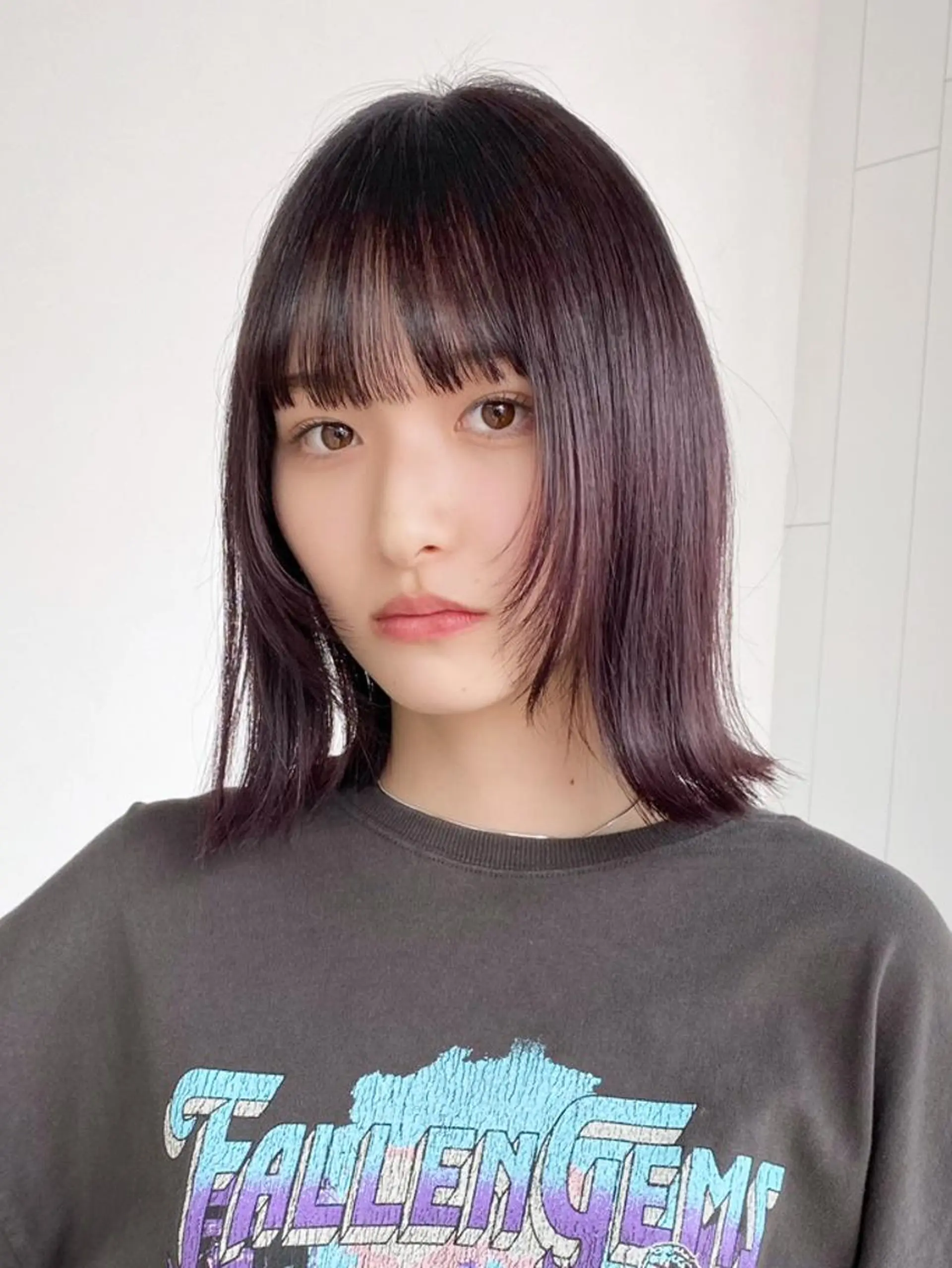 ミディアム カラー レイヤーカット カット ヘアカラー トリートメント ITbyALBUM 八王子店のヘアスタイル