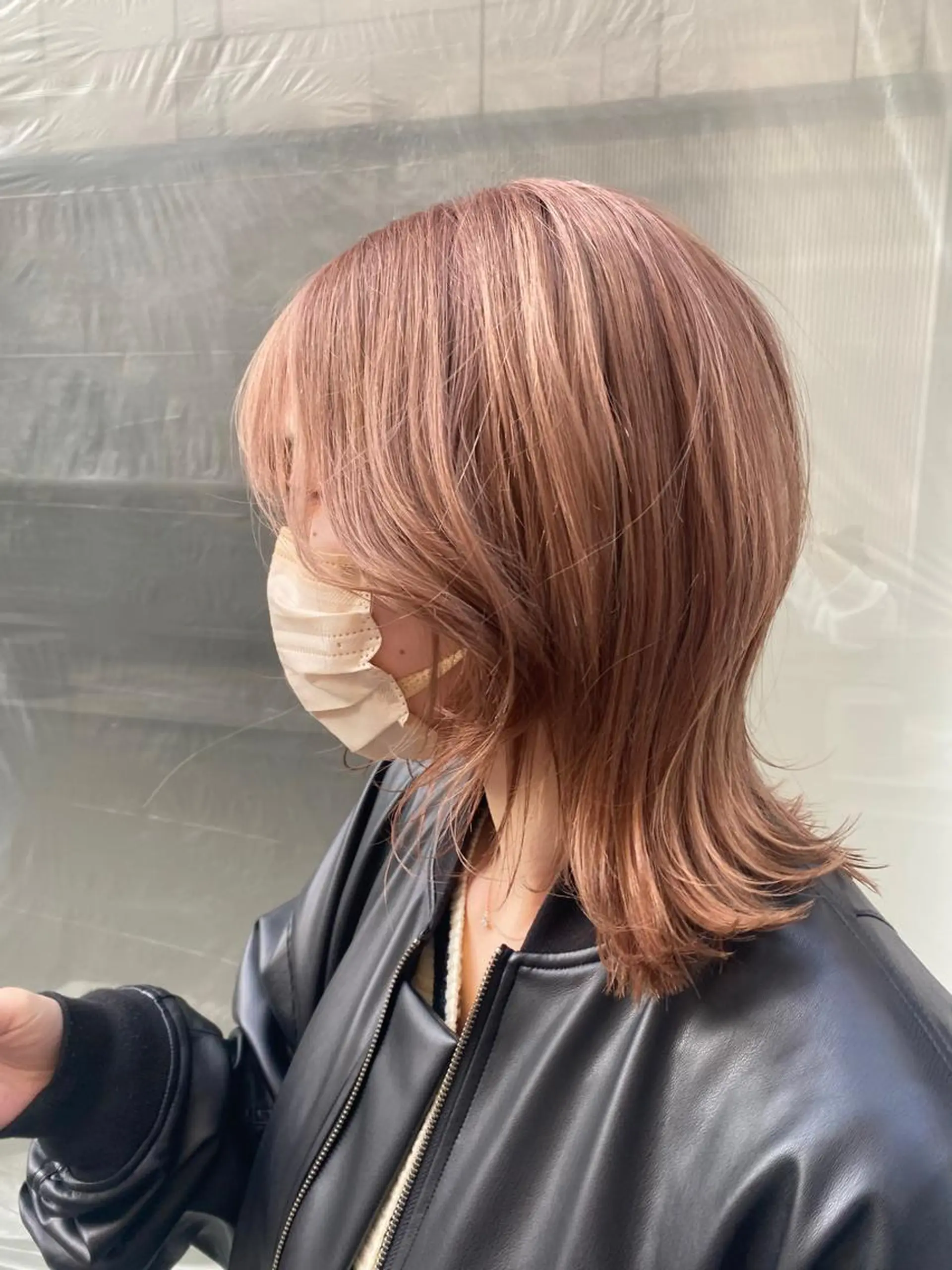 ミディアム カラー ヘアアレンジ 韓国ヘア┊︎レイヤー ┊︎haruka🌙のヘアスタイル