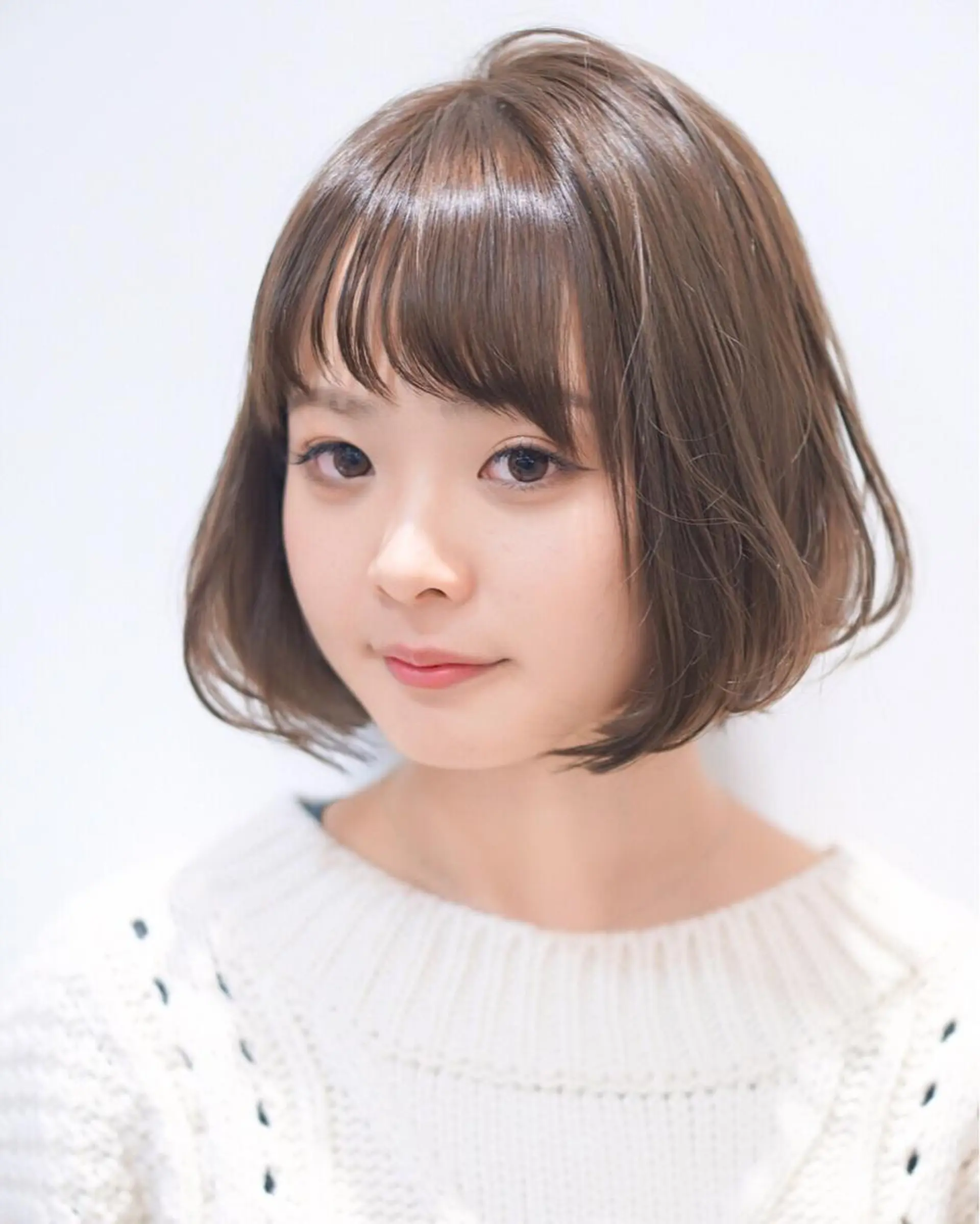 ショート カラー アッシュ ベージュカラー 透明感カラー ボブ 小顔カット ディレクター ノナカのヘアスタイル