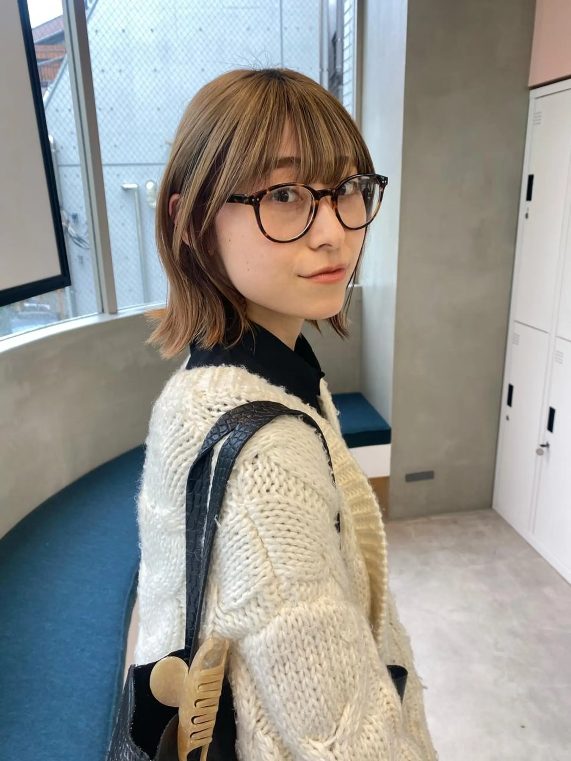 ミディアム カラー うる艶ヘア♡韓国好き 透明感　shotaのヘアスタイル