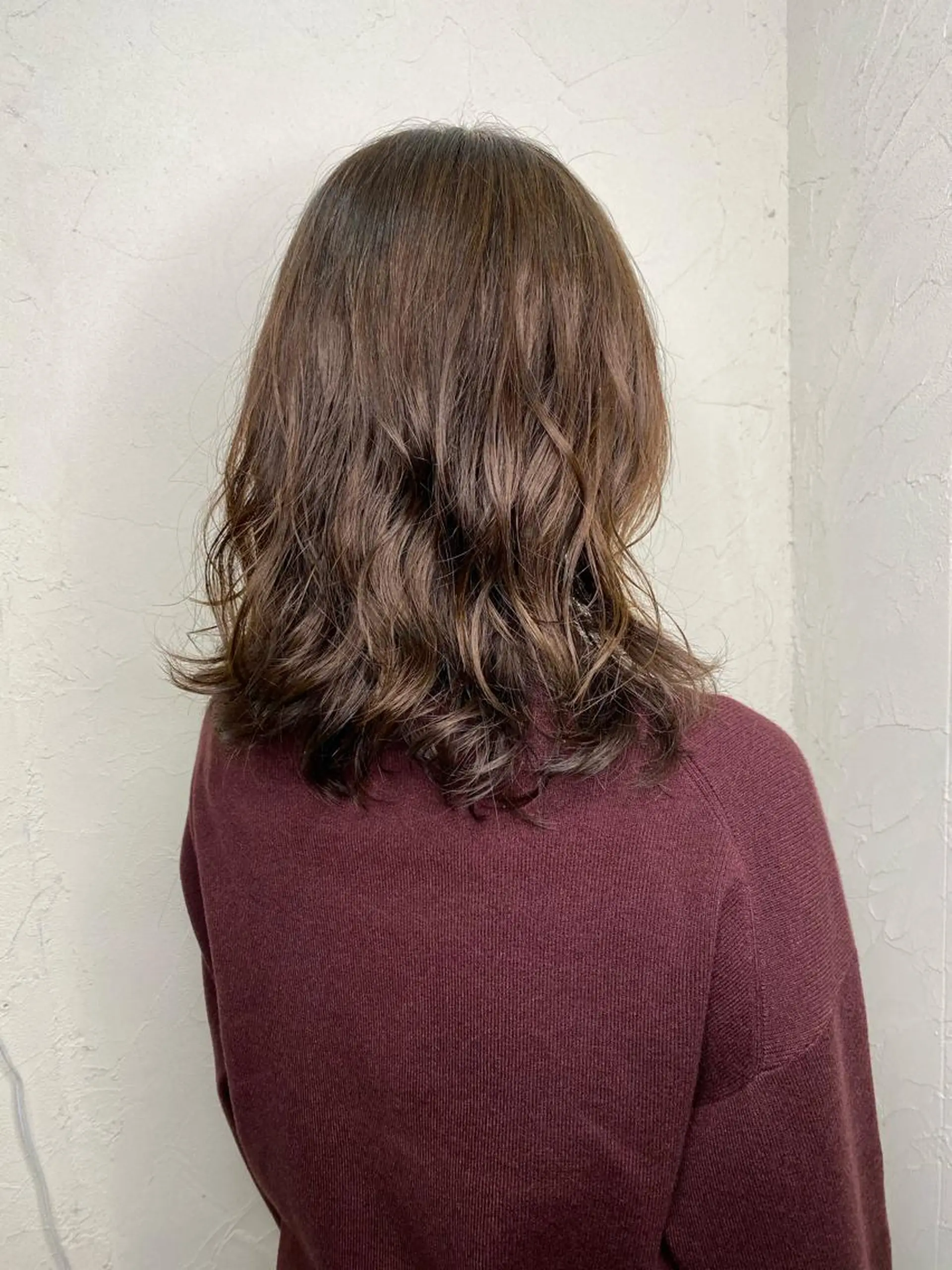 ミディアム カラー カット ヘアカラー トリートメント 久力琴音''透明感 カラー''アレンジのヘアスタイル