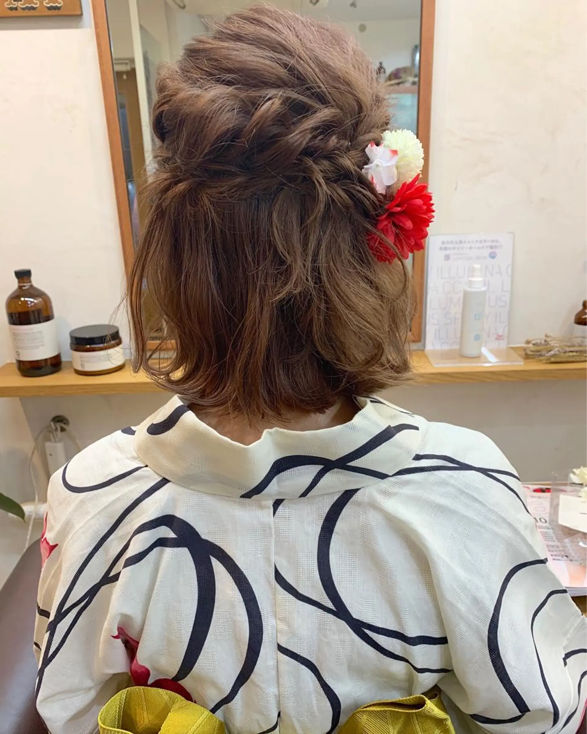 ショート ヘアアレンジ クニモトハルナ ボブ/柔らかカラーのヘアスタイル