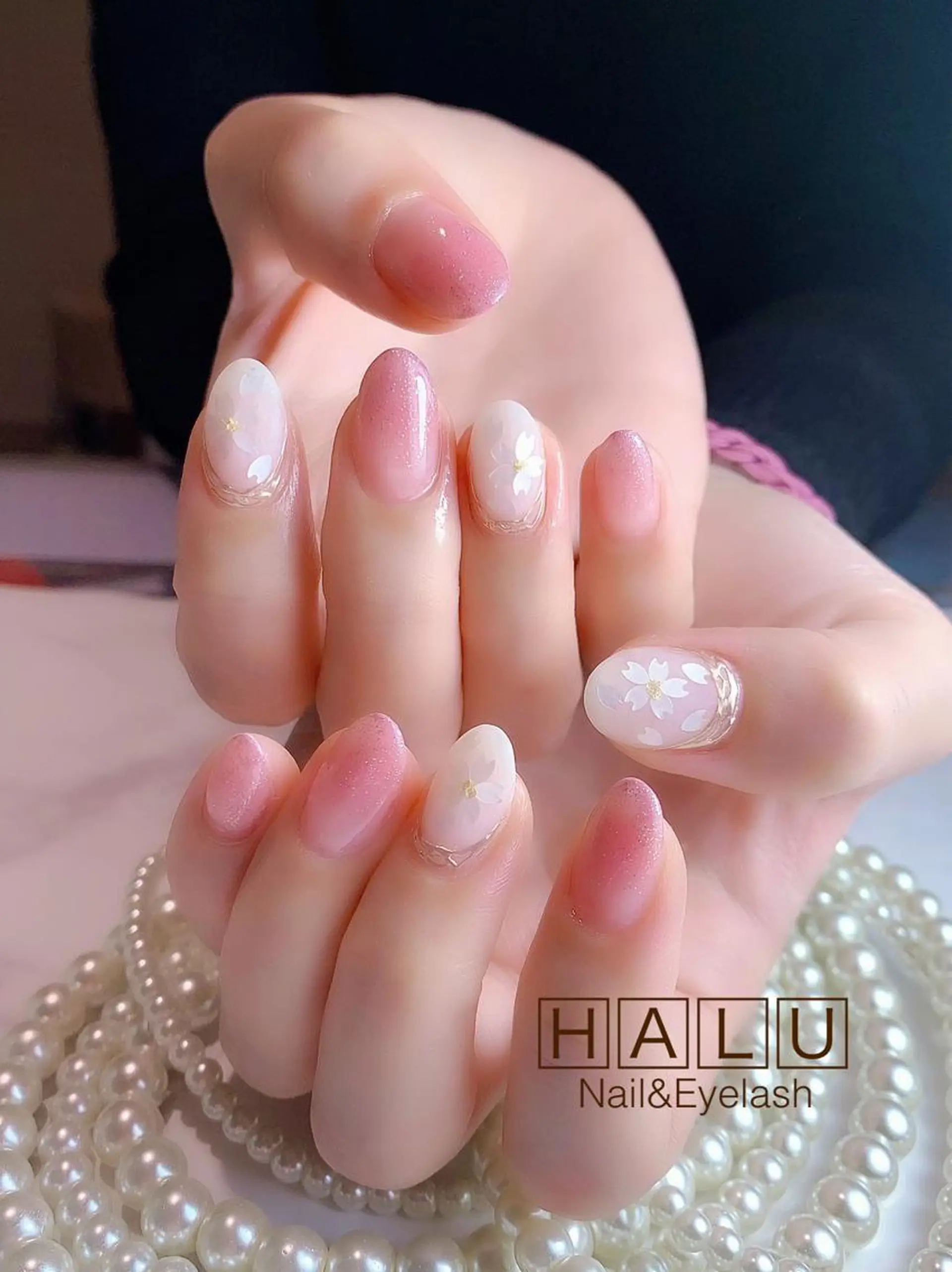 ネイル 桜ネイル HALU ハルのネイルデザイン