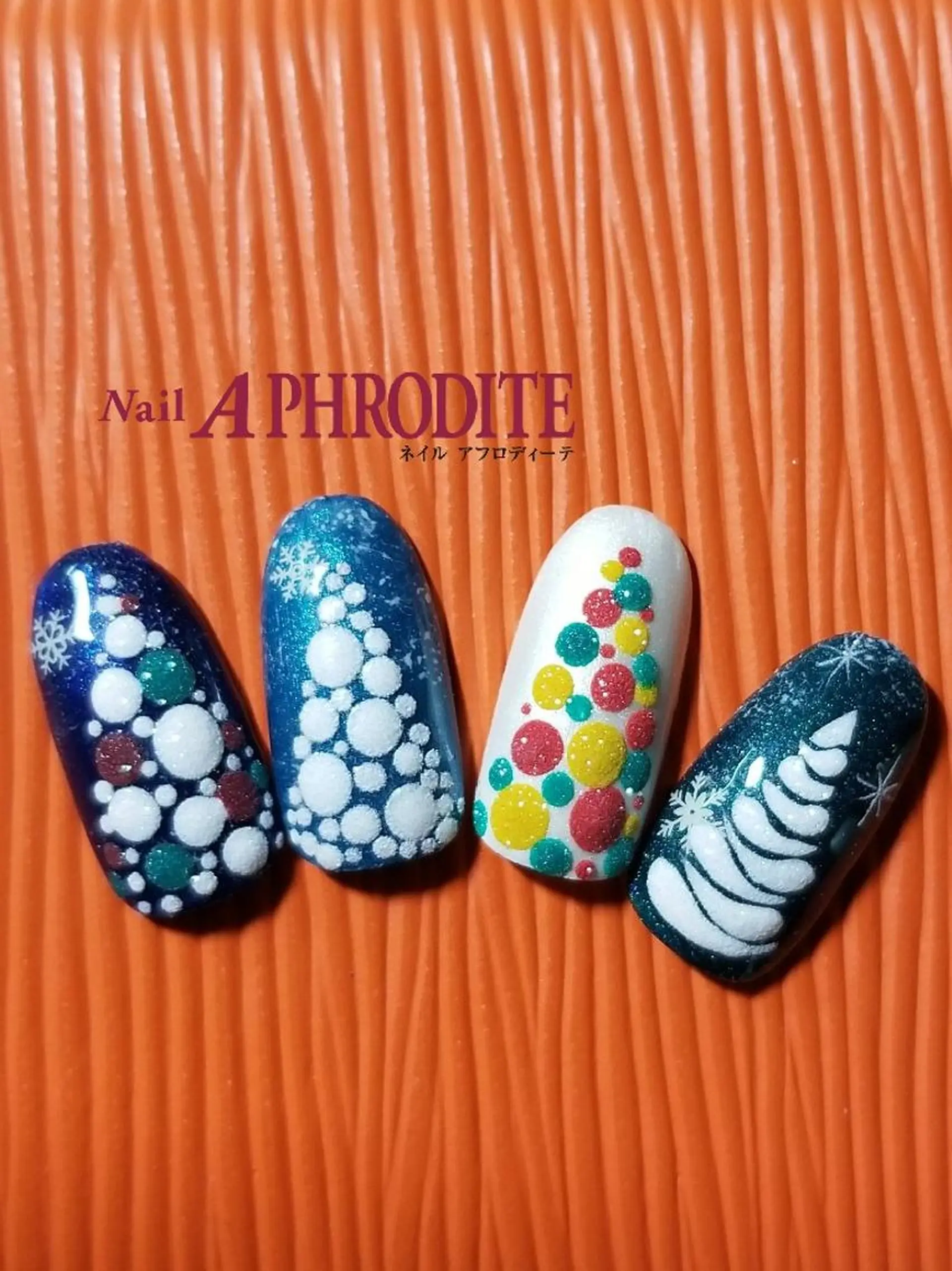 ネイル 冬ネイル クリスマス Nail  Aphroditeのネイルデザイン