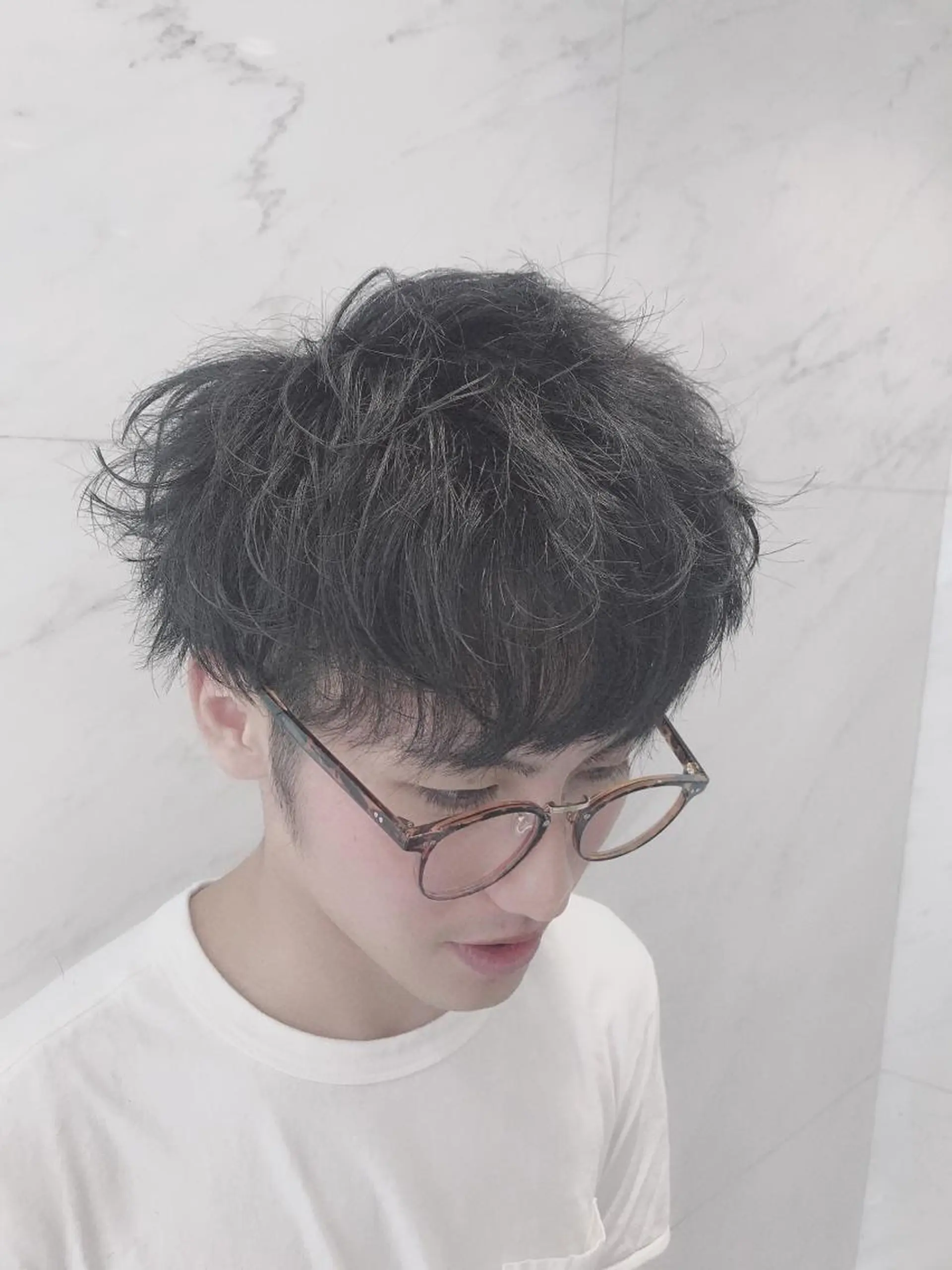 ショート カラー メンズ カット ヘアカラー 重政 和樹のヘアスタイル