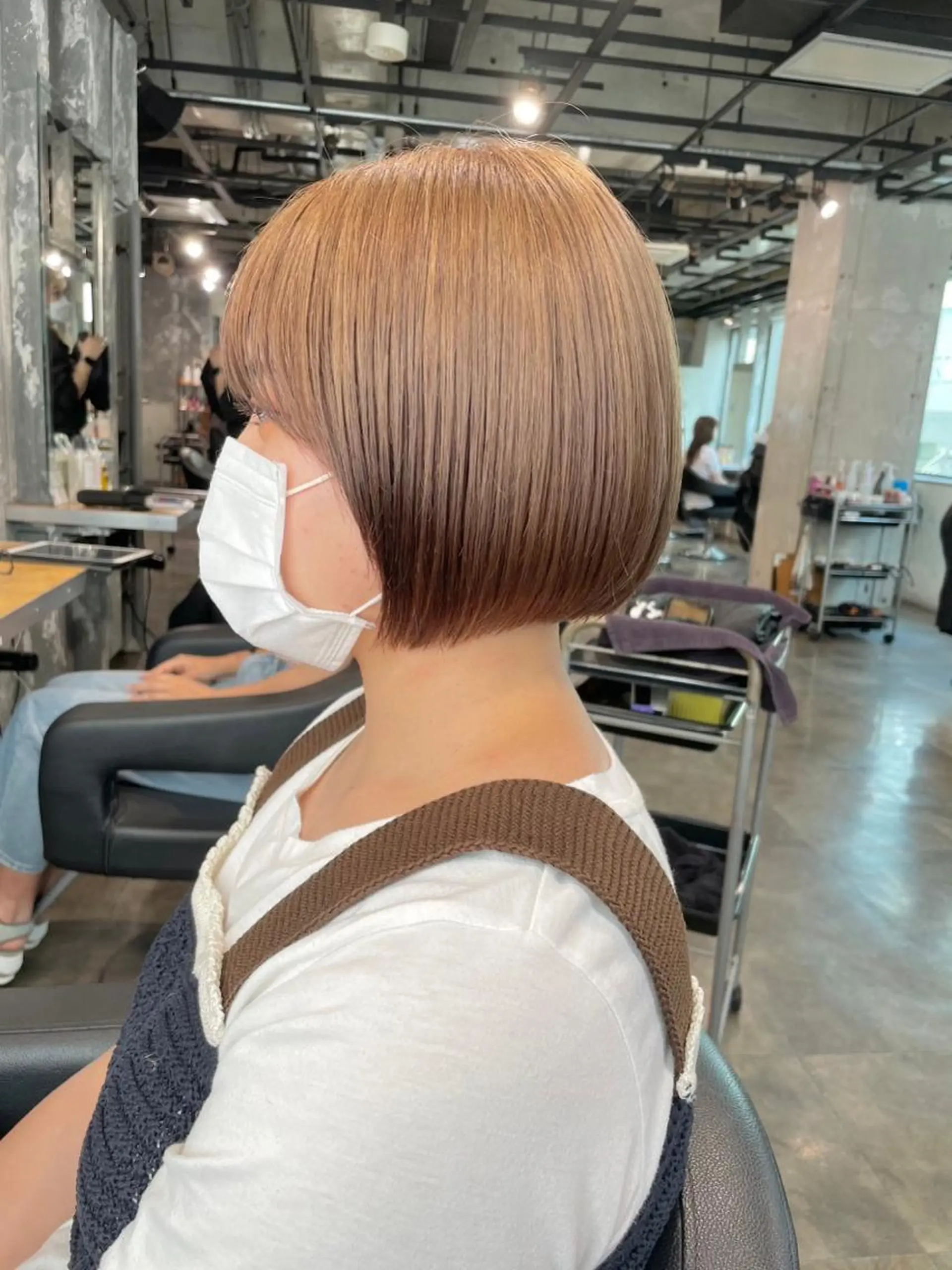 ショート カラー ヘアアレンジ 【縮毛矯正ブリーチ】 MANATO🌈のヘアスタイル