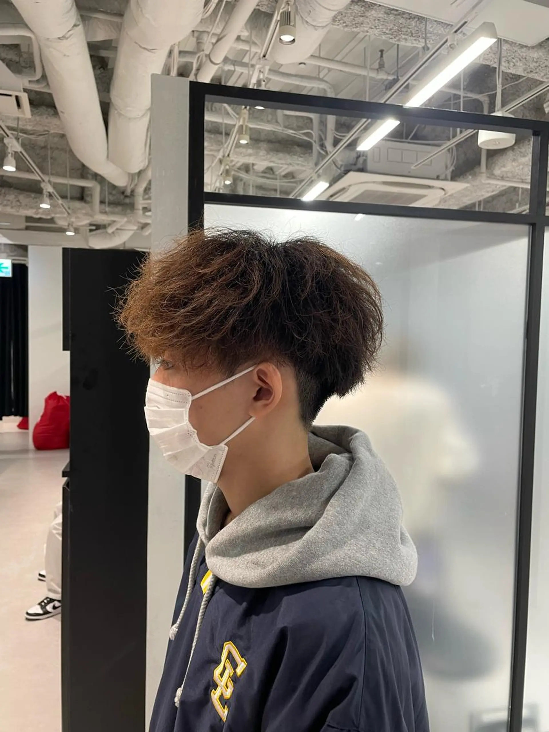 メンズ マッシュ 🐺ウルフ/レイヤー カット/高嶋湧大のヘアスタイル