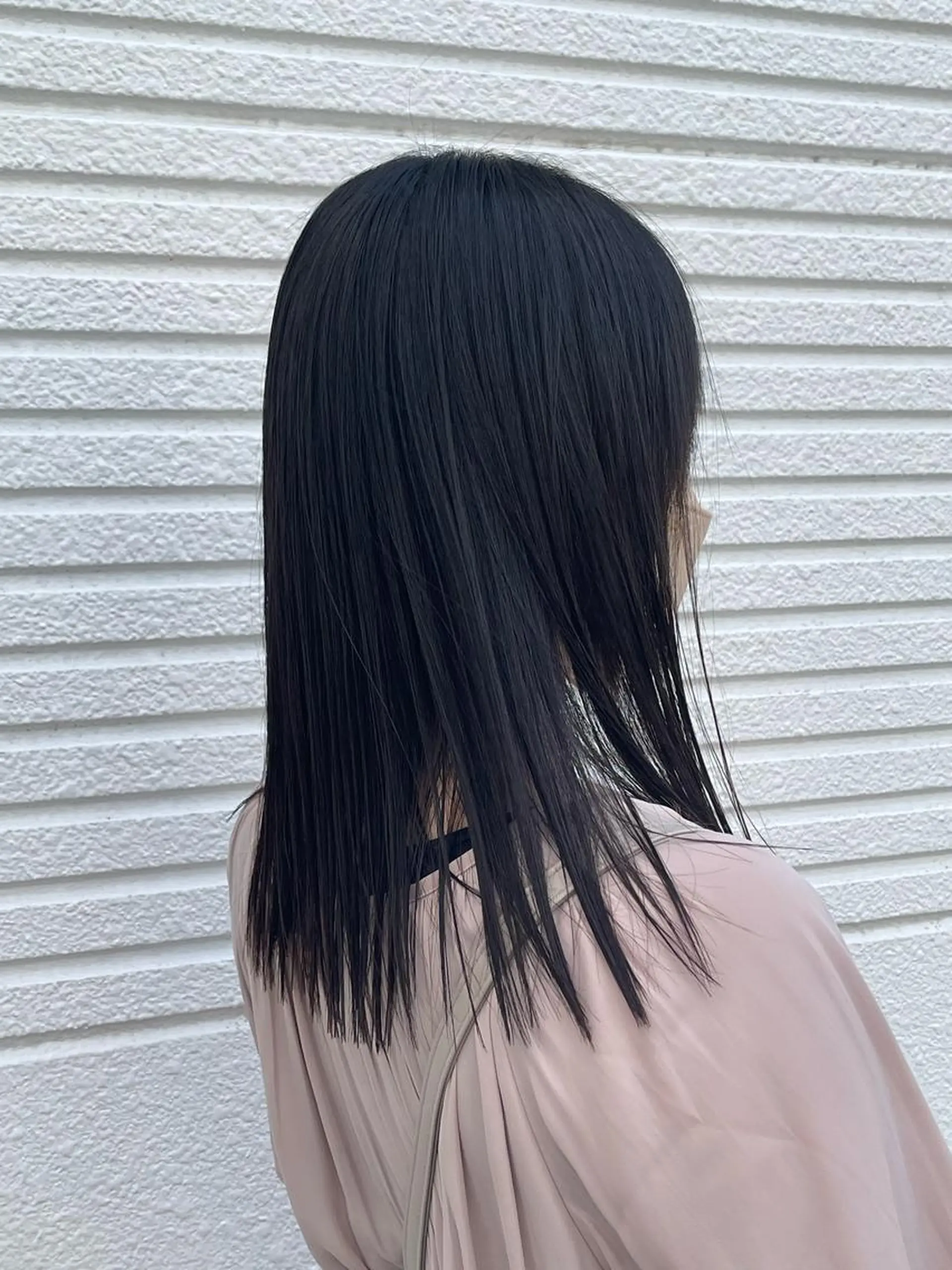 セミロング 縮毛矯正 Hirose Ryoのヘアスタイル