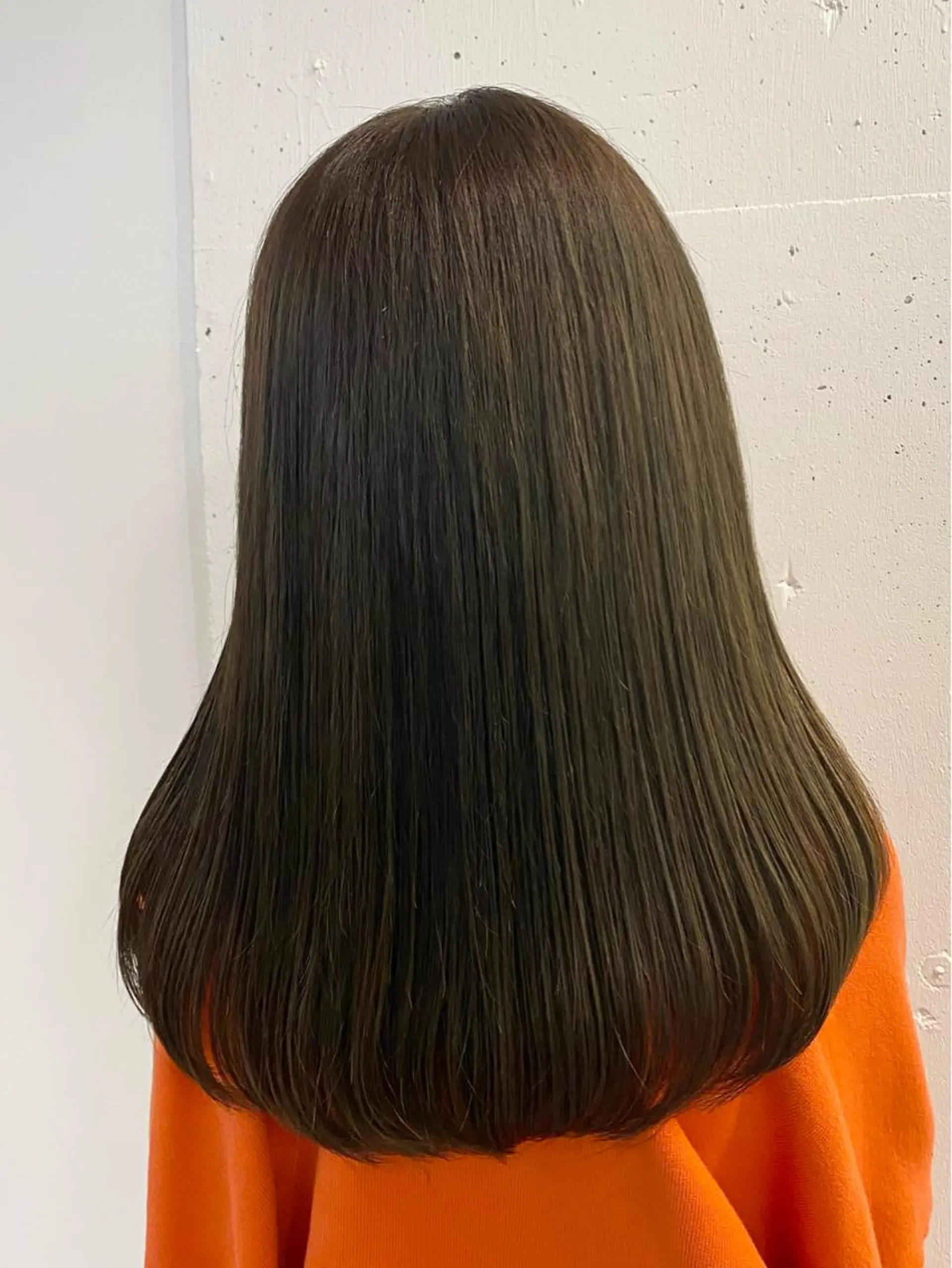 セミロング 田口 樹理のヘアスタイル