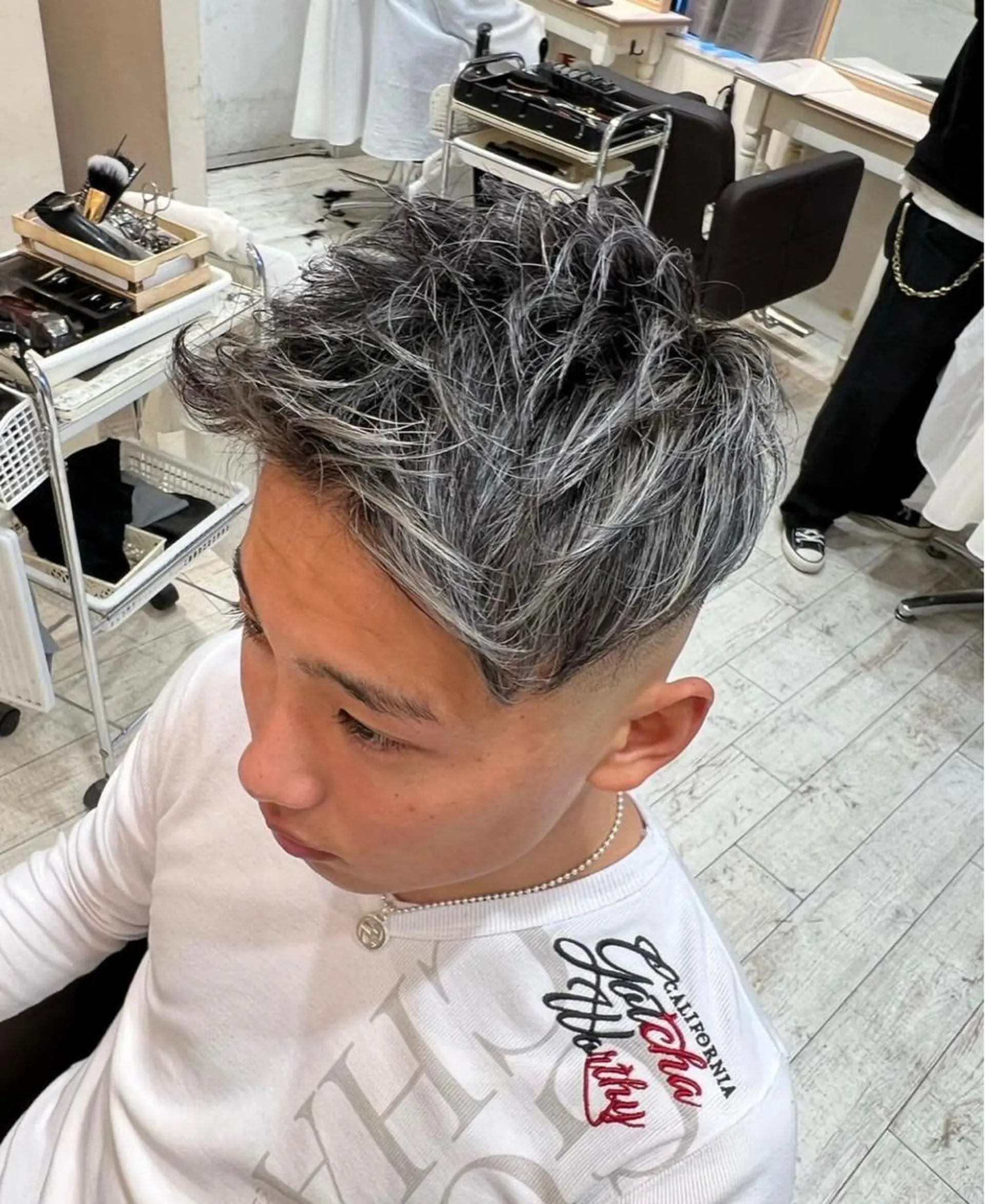 ショート カラー メンズ 💈men's💈 satoru中目黒のヘアスタイル