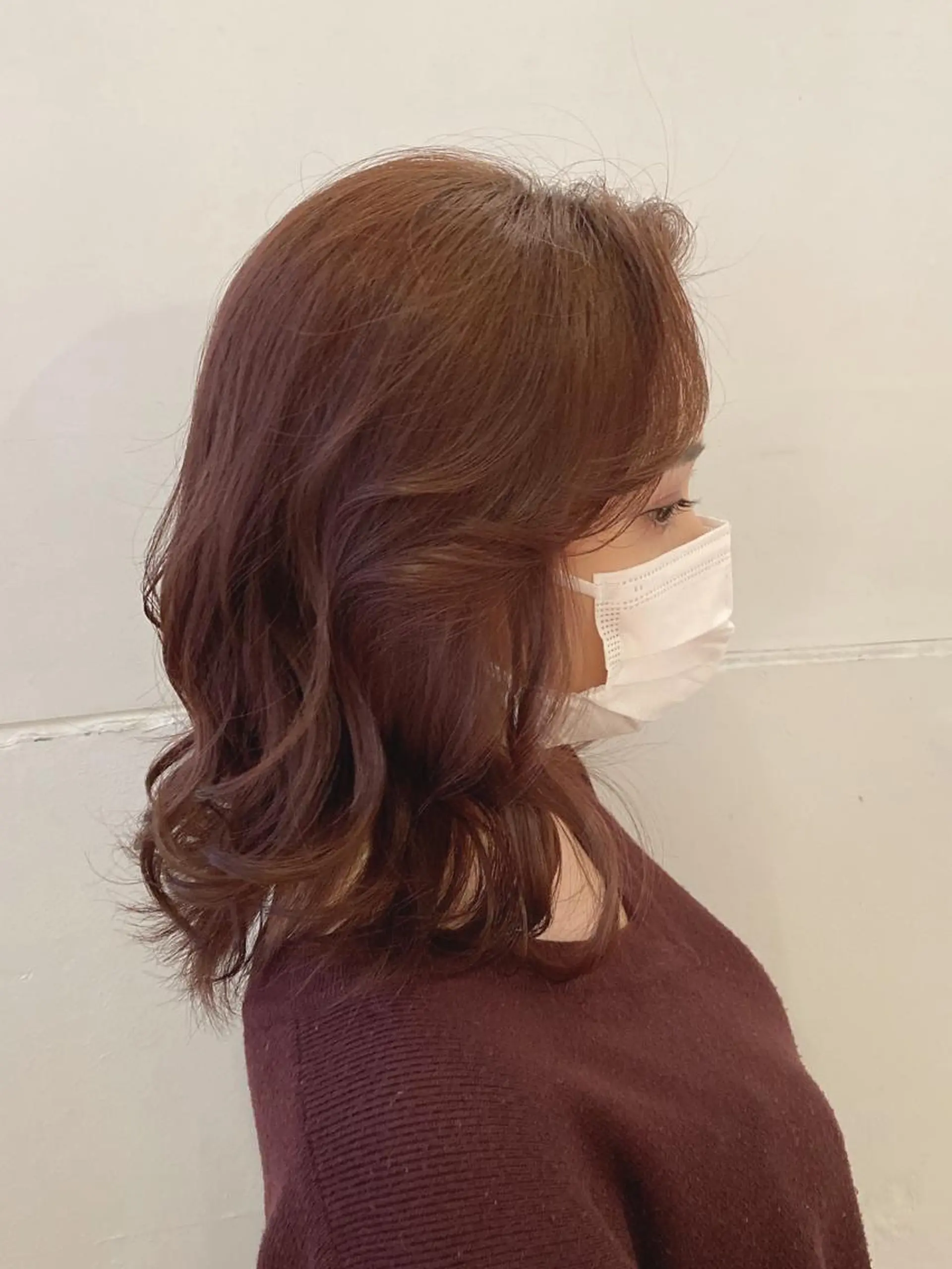 ミディアム 勝沼 佑季のヘアスタイル