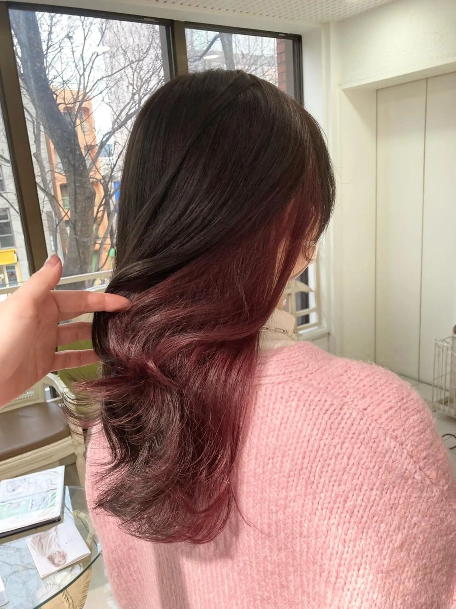 ロング カラー ヘアカラー トリートメント 🇰🇷韓国風艶髪✨ 髪質改善 倉岡しおんのヘアスタイル
