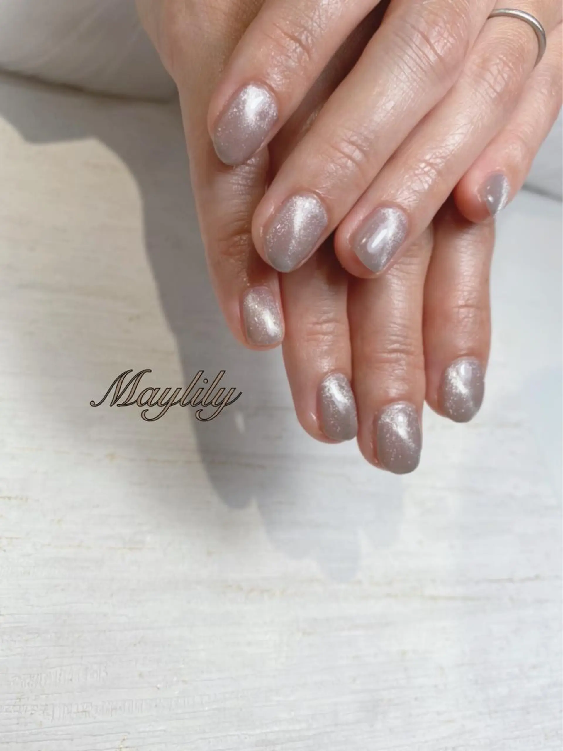 ネイル マグネットネイル ハンドネイル Nail salon Maylilyのネイルデザイン