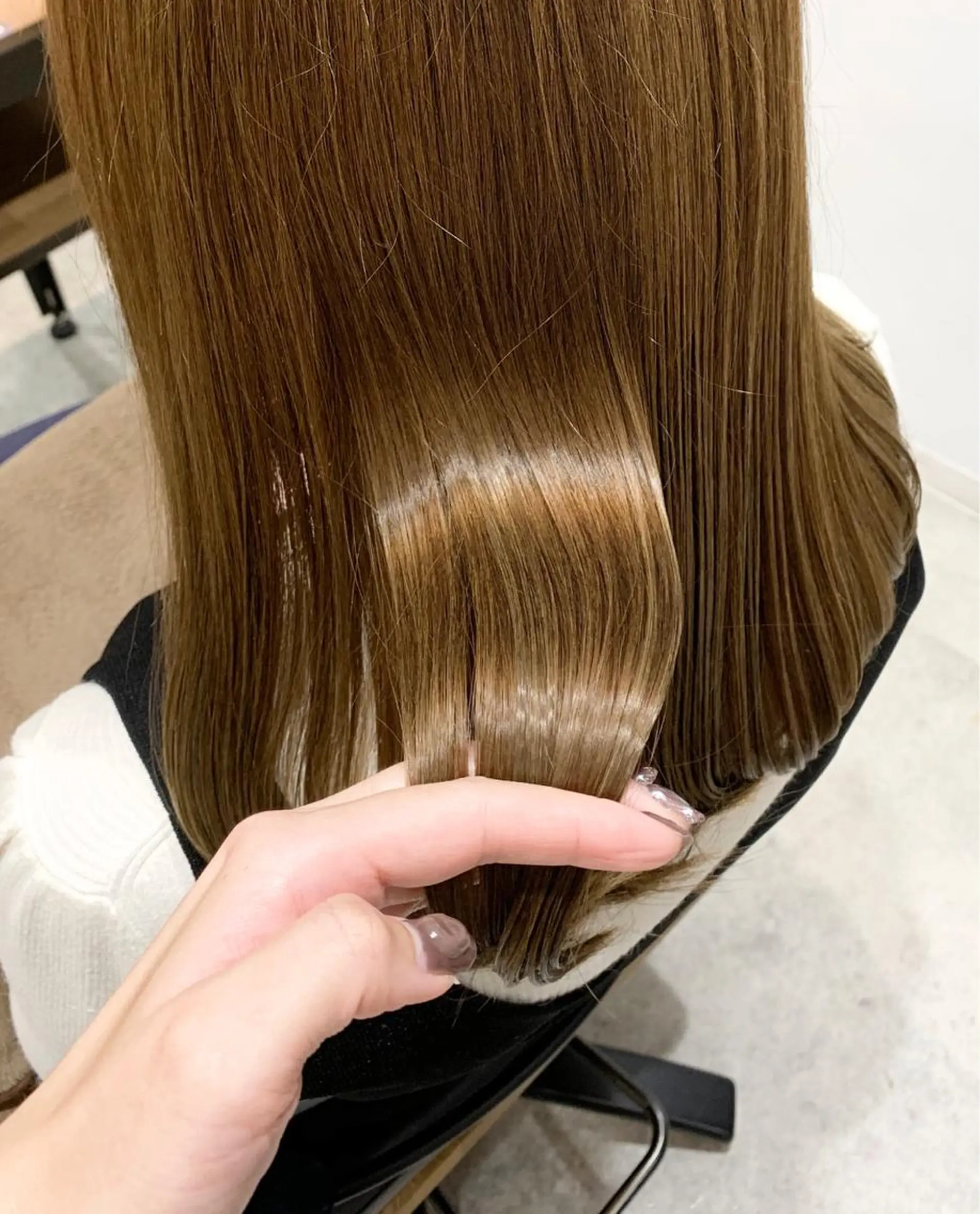 ロング カラー ヘアアレンジ トリートメント トリートメント 似合わせレイヤー/ 美髪縮毛矯正/ミナエのヘアスタイル