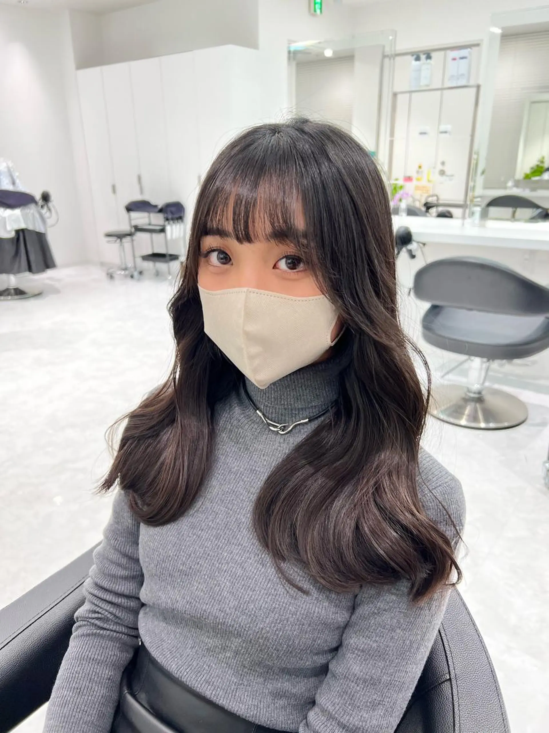 ロング カット ヘアカラー トリートメント ヘッドスパ ヘアセット まつパ/ケア ブリーチ/sEnAのヘアスタイル