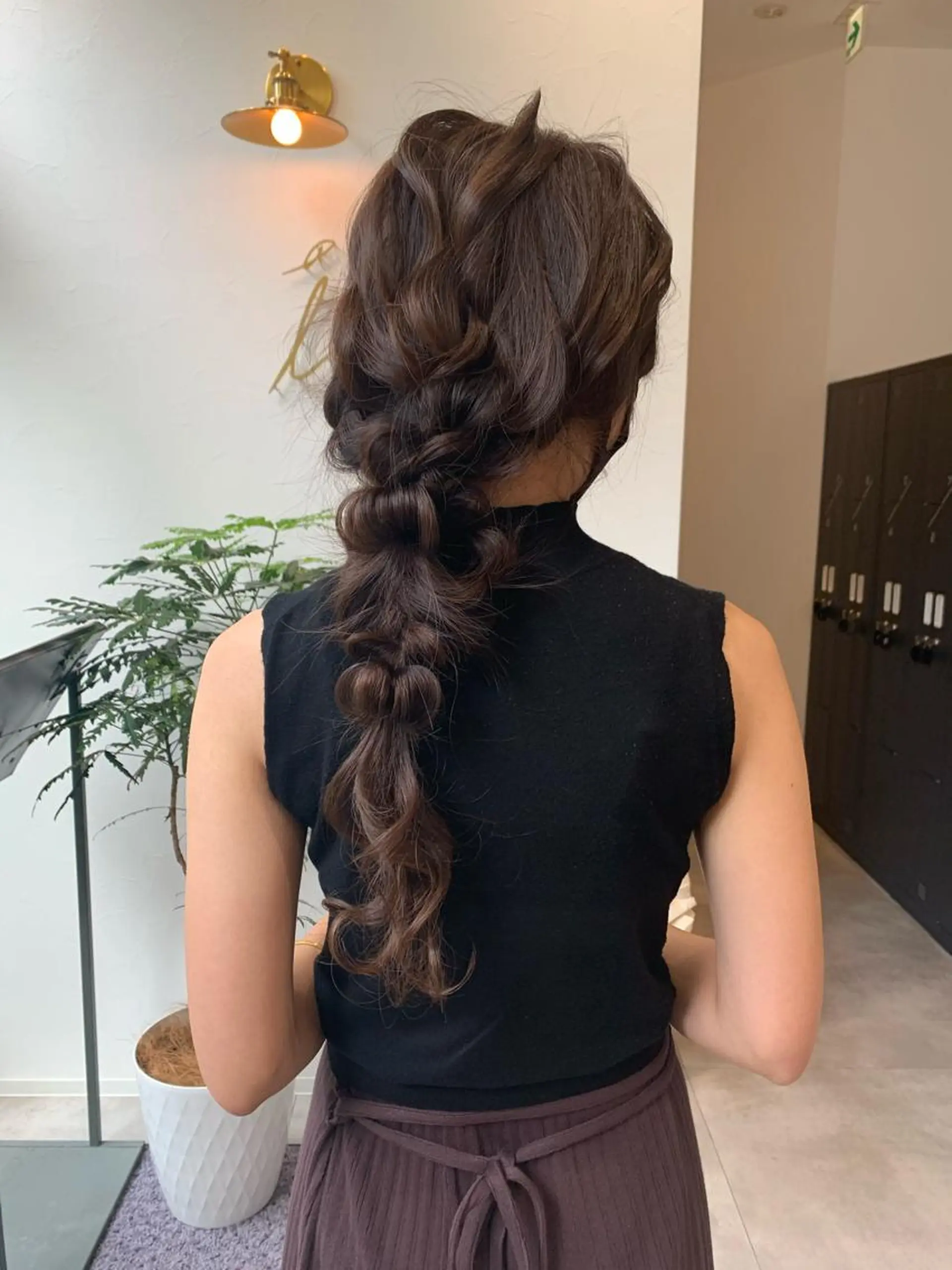 セミロング ヘアアレンジ 銀座似合わせショート 店長　広瀬和輝のヘアスタイル