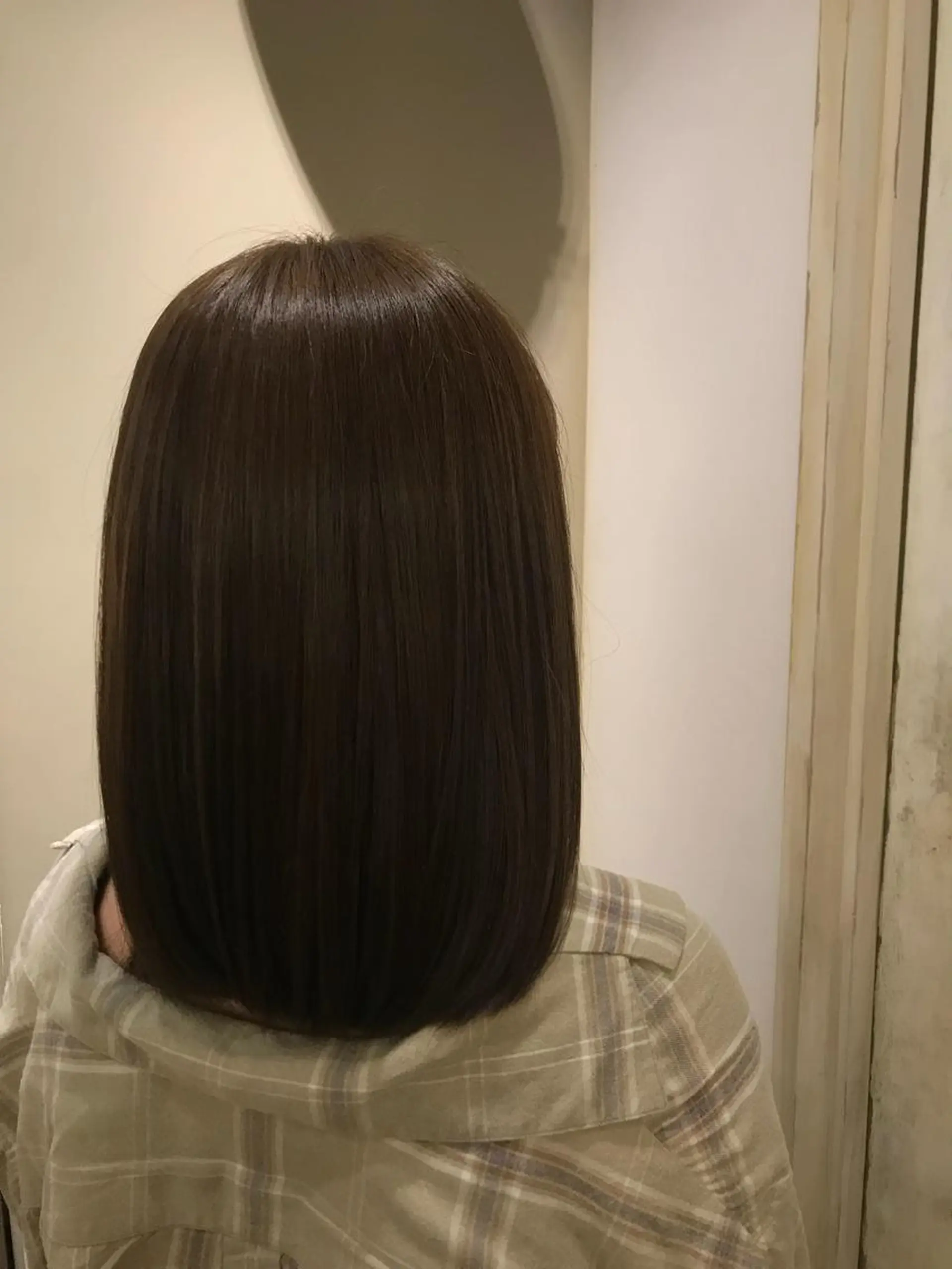 セミロング カラー ベージュカラー 透明感カラー 韓国スタイル🇰🇷 annaのヘアスタイル