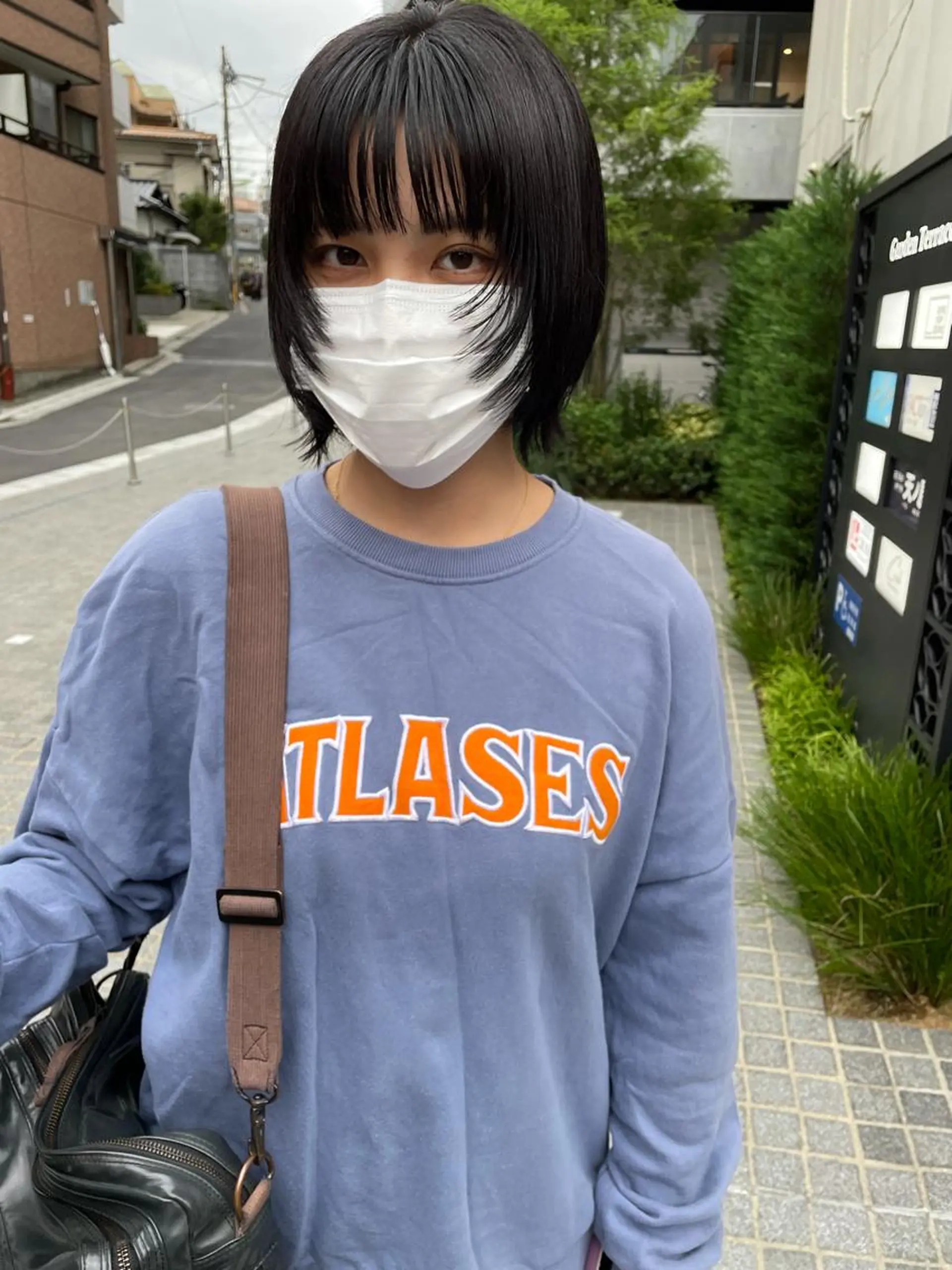 ショート カラー 顔まわりレイヤー レイヤーカット カット ヘアカラー トリートメント パーマ/透明感カラー /ボブ/吉田一生のヘアスタイル