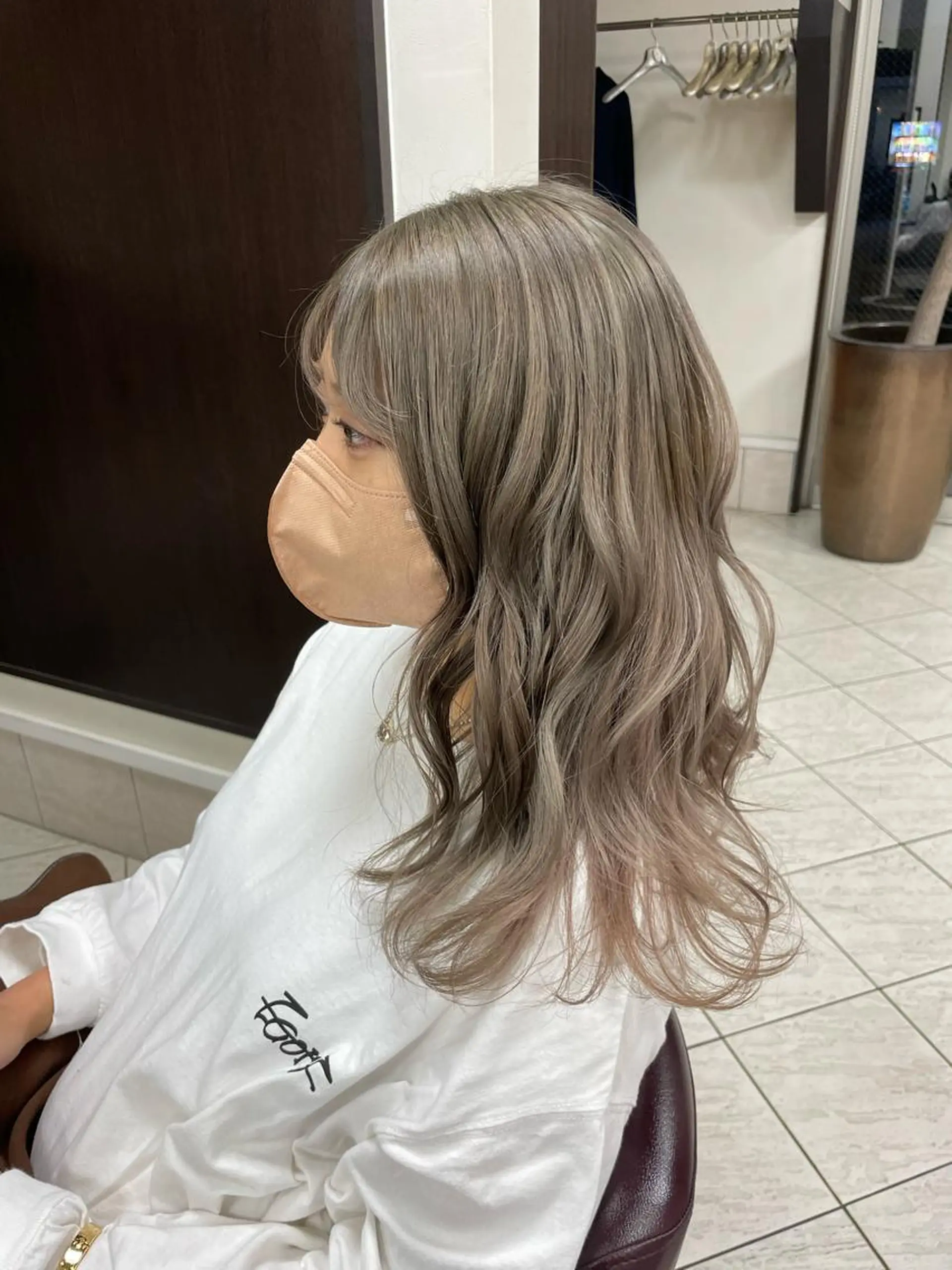 セミロング カラー カット ヘアカラー コレットヘアー 田中アヤノのヘアスタイル