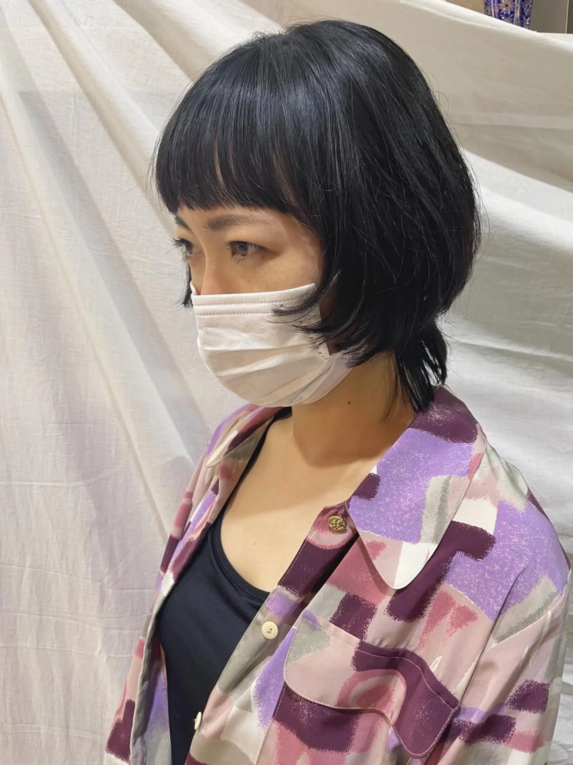 ミディアム パーマ 外山 なつ美のネイルデザイン