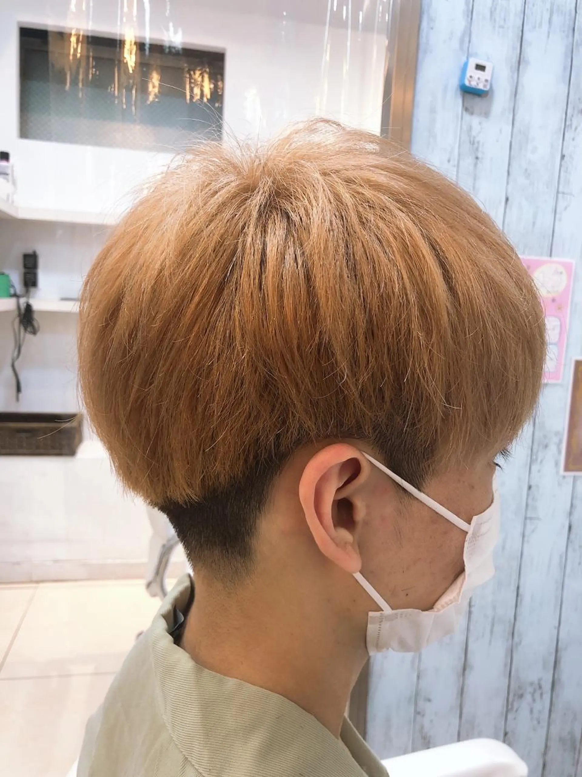 ショート カラー メンズ 髪質改善× 白髪ぼかし溝江のヘアスタイル