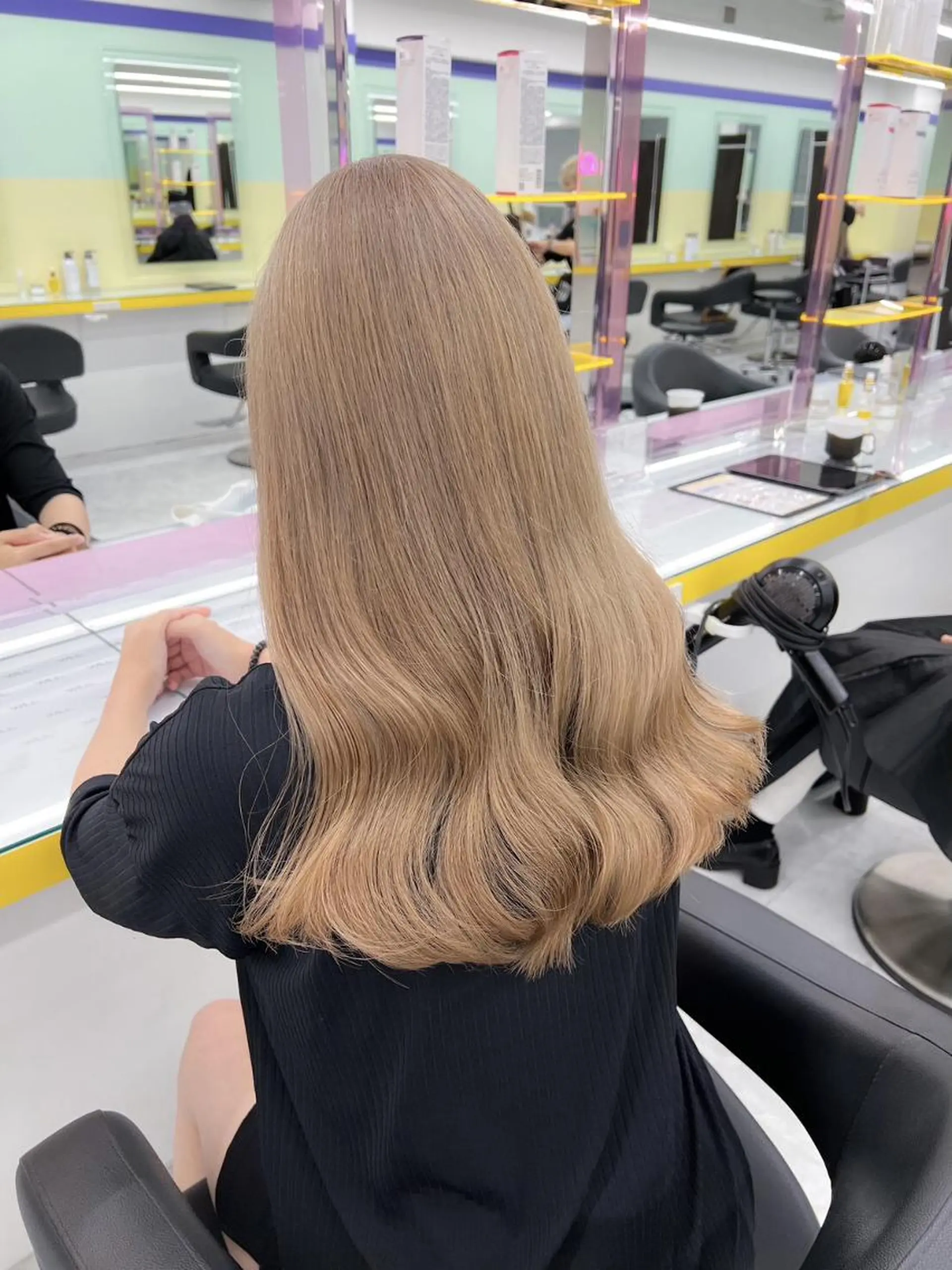 カラー うる艶🤍春のトレン ドヘア🤍上野美容室のヘアスタイル