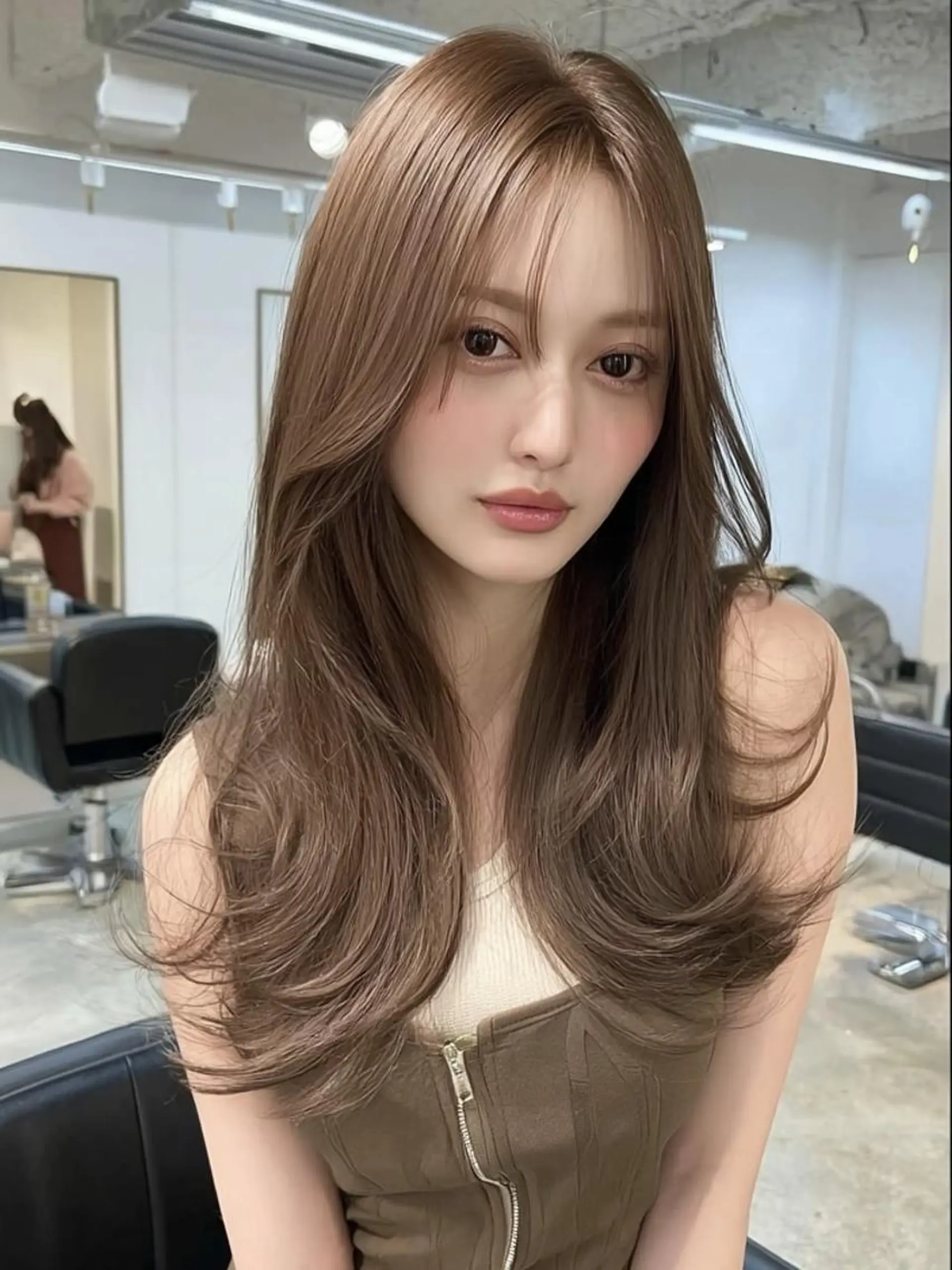 セミロング ボブ 外国人風カラー カット ヘアカラー トリートメント 🎀透明感カラー/ yuka🎀のヘアスタイル