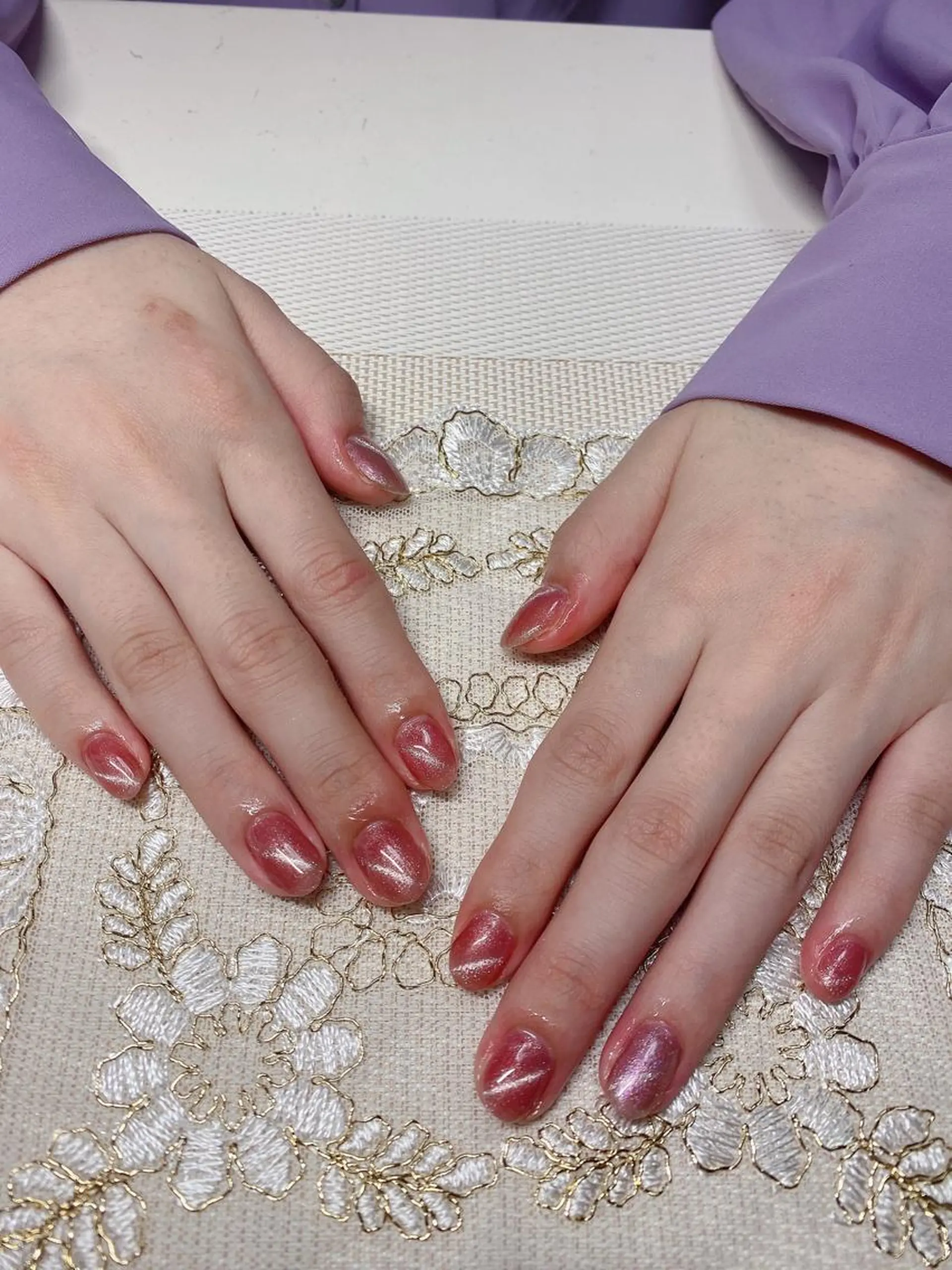 ネイル ワンカラーネイル ピンク Jasmine nailsalon所属・ジャスミン ネイルサロンのネイルデザイン