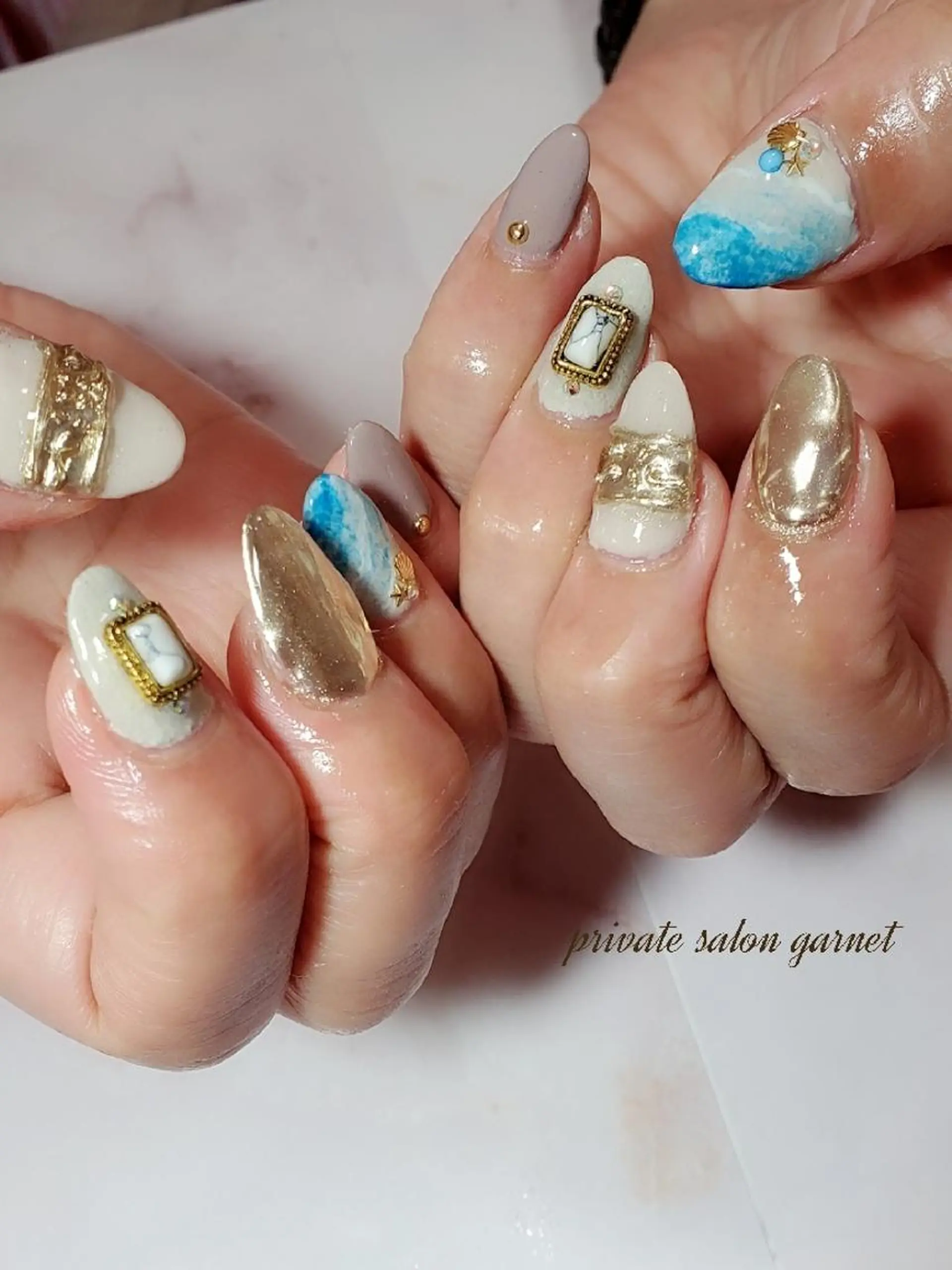 ネイル Garnet nailのネイルデザイン