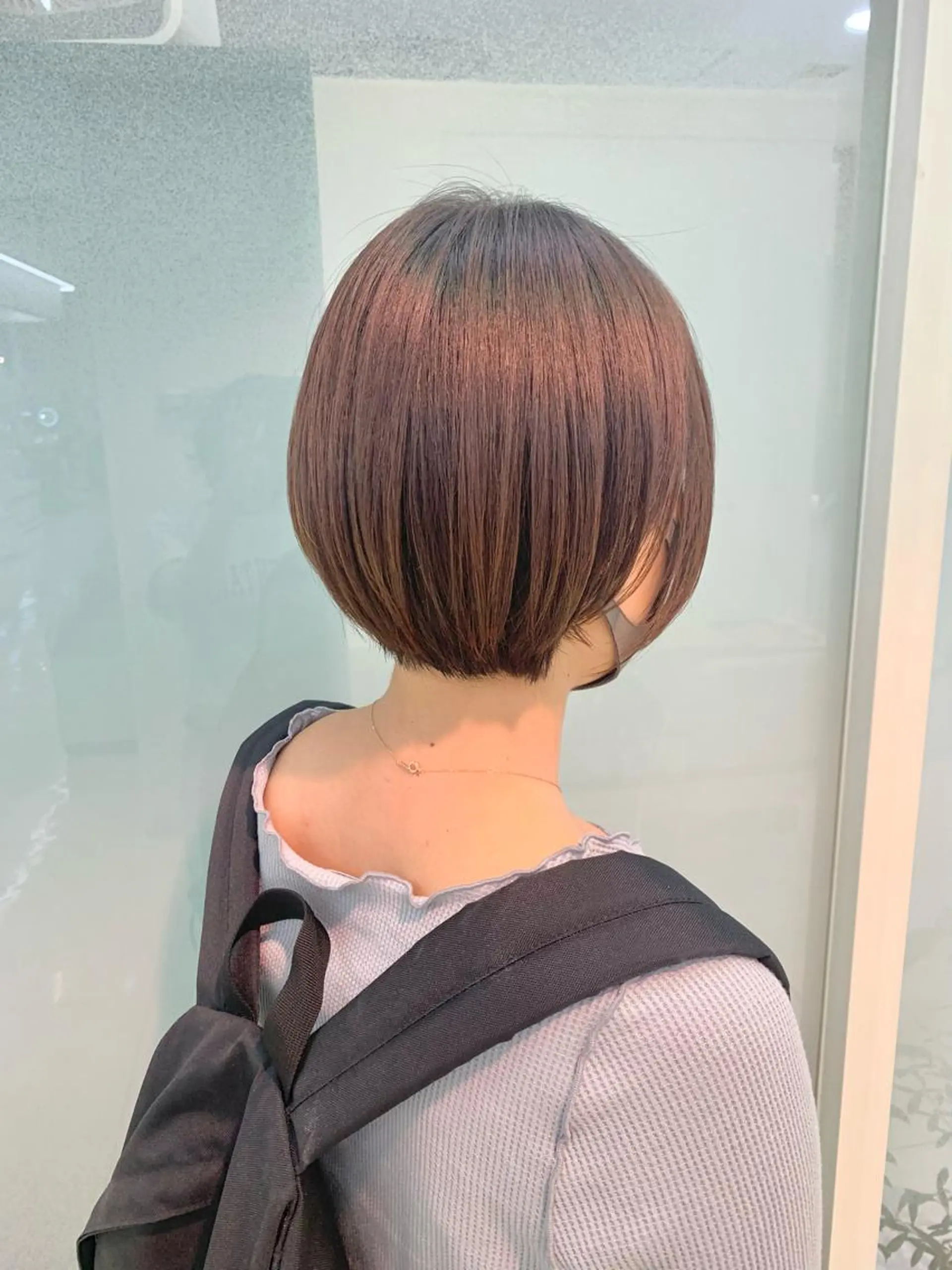 ショート 似合わせカラー/艶 髪質改善/ヨシザキのヘアスタイル