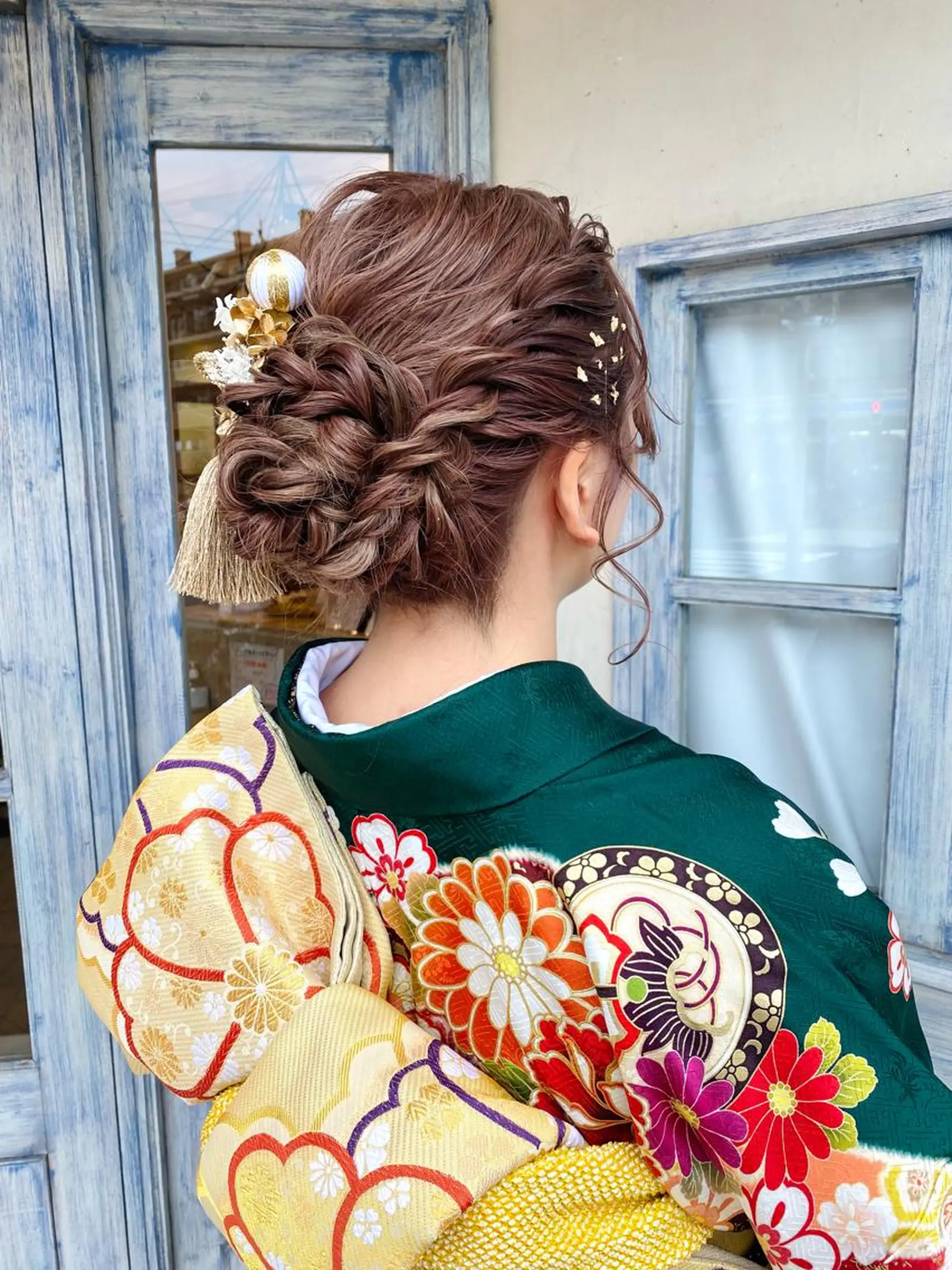 ヘアアレンジ 成人式 森 早希絵のヘアスタイル